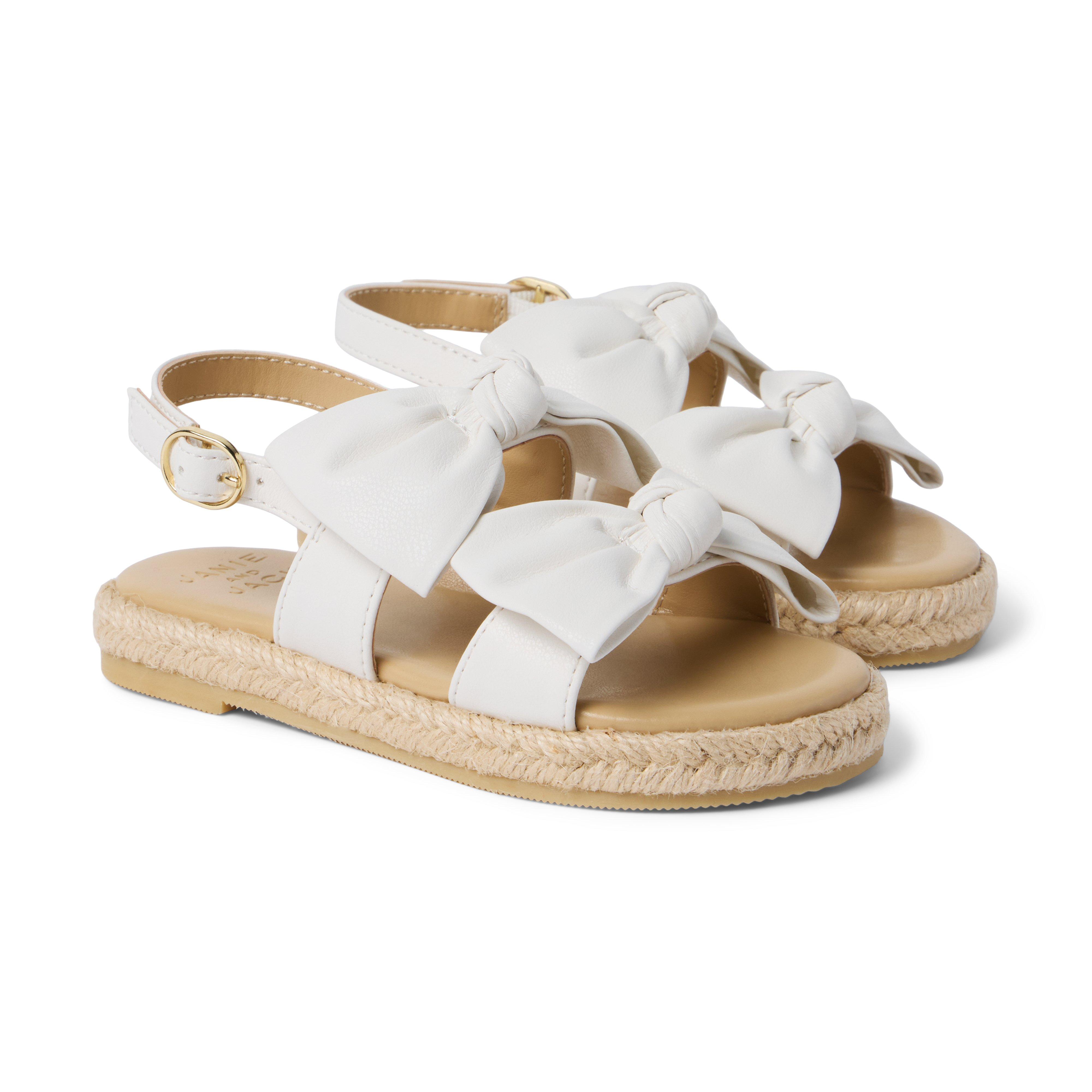 Janie and Jack Bow Espadrille Sandal