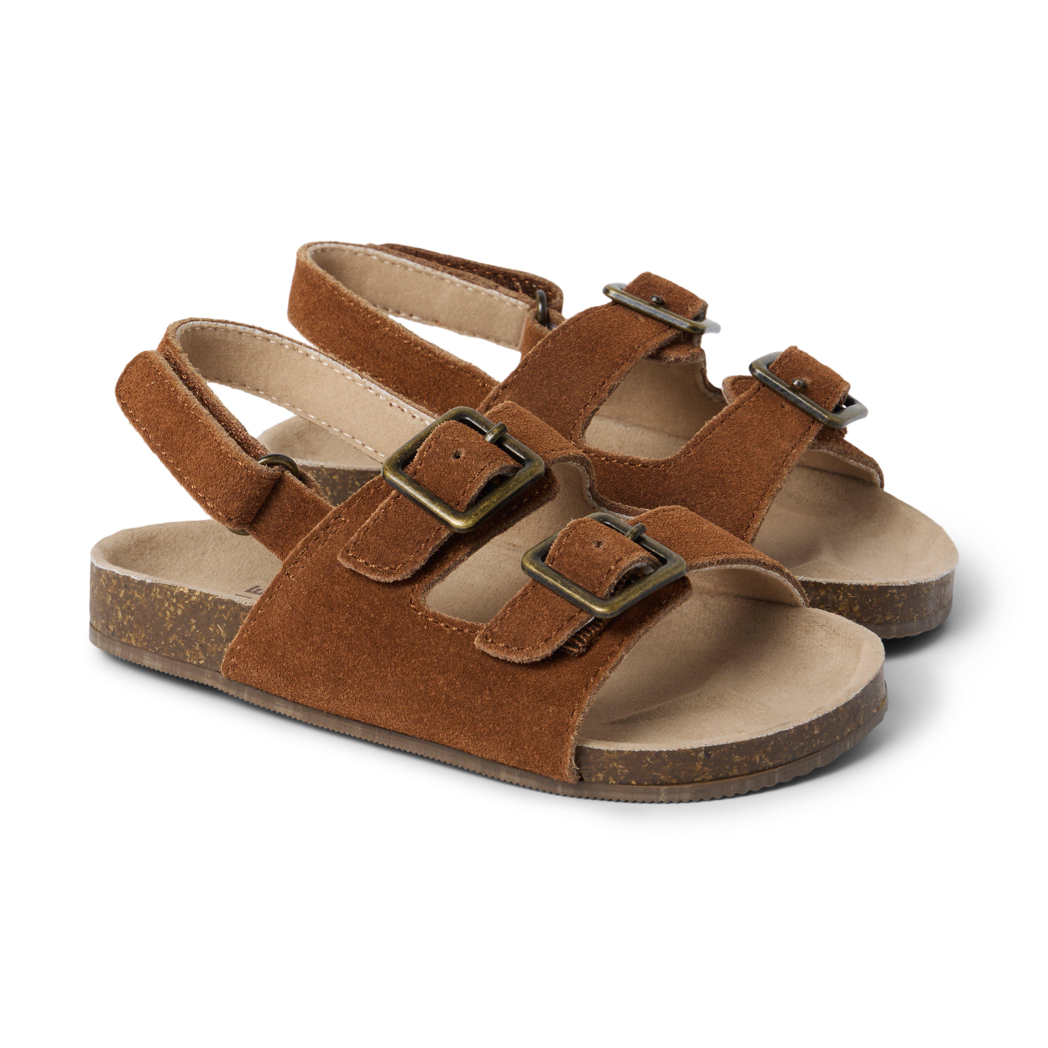 Janie and Jack Suede Buckle Sandal