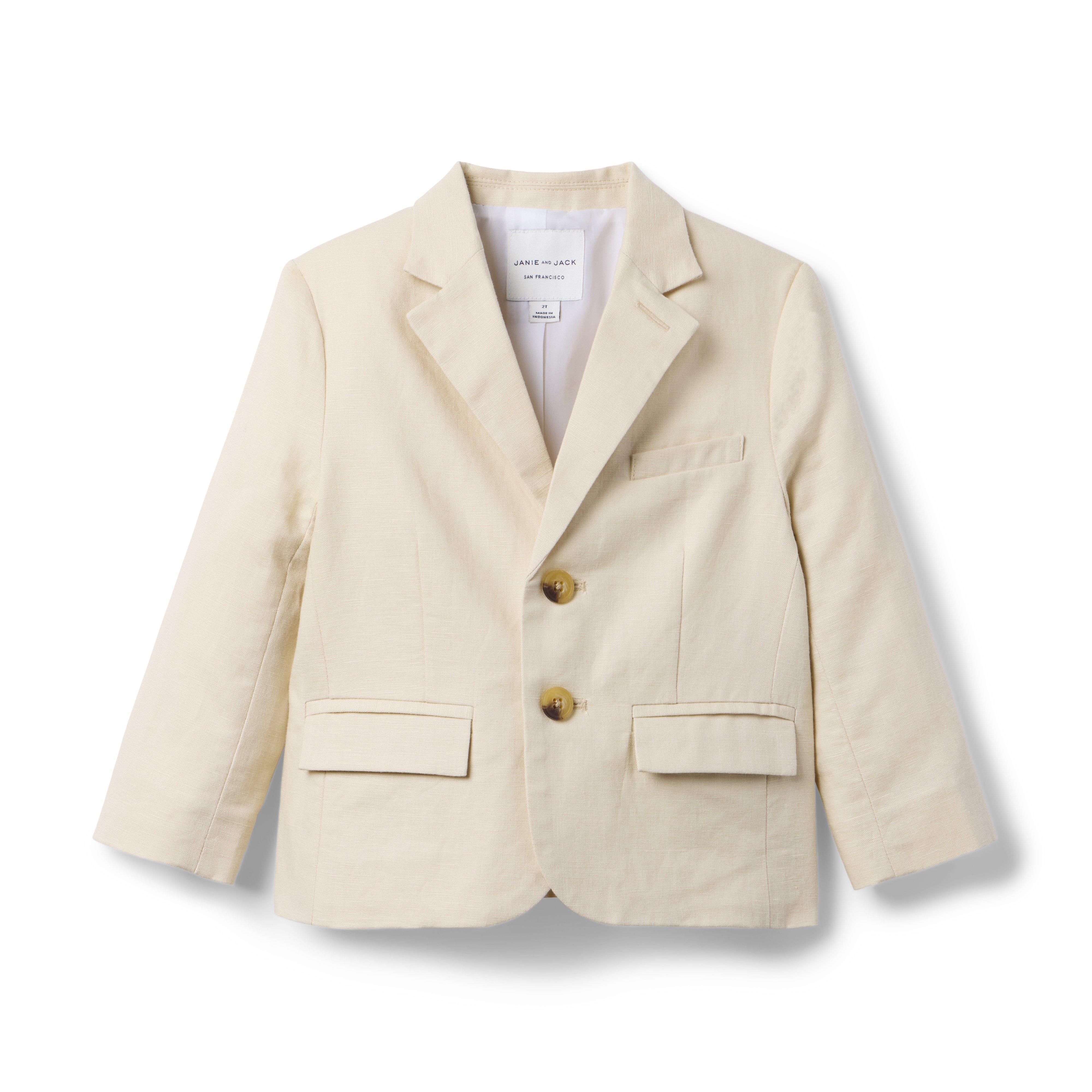 Janie and Jack Linen-Cotton Blazer