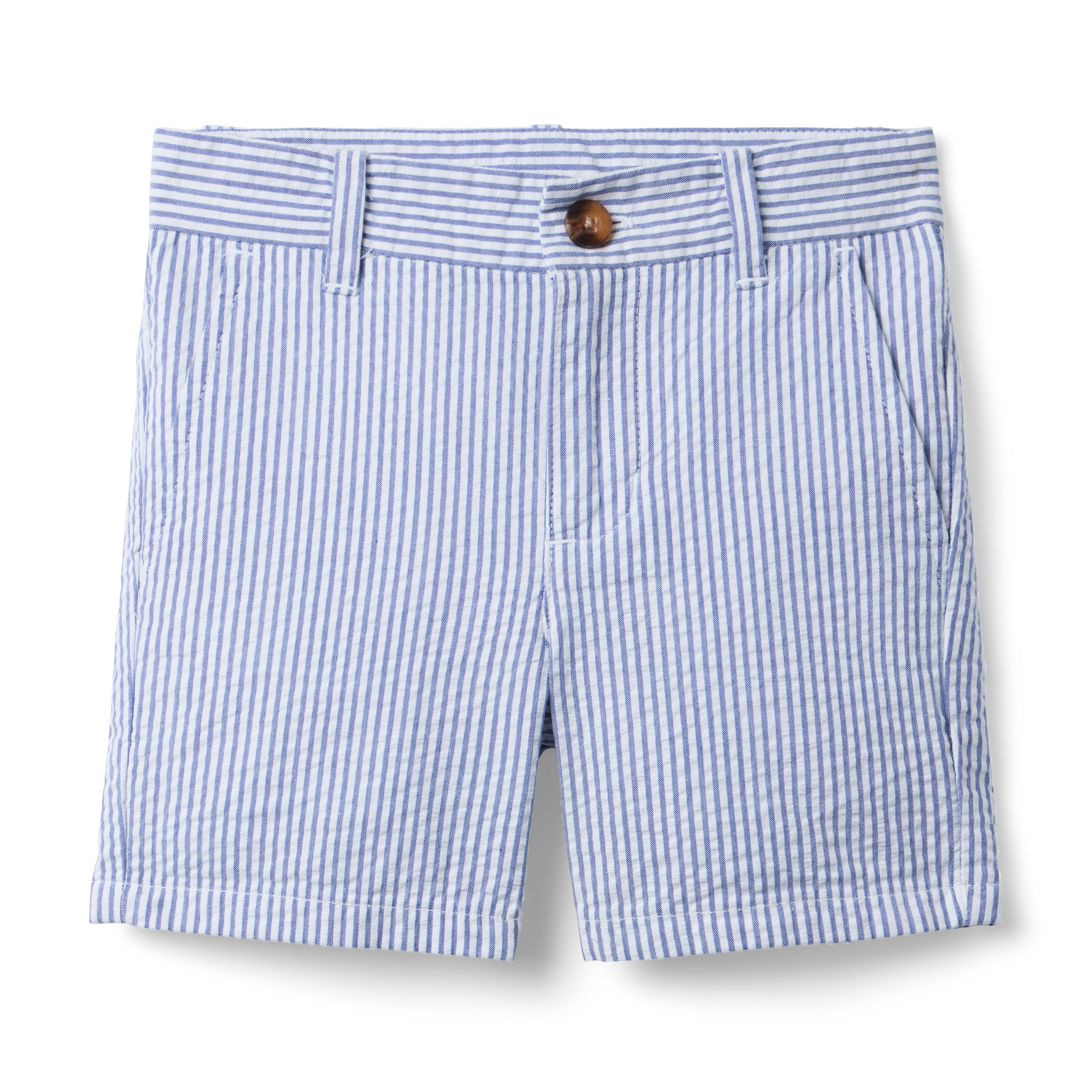 Janie and Jack Striped Seersucker Short