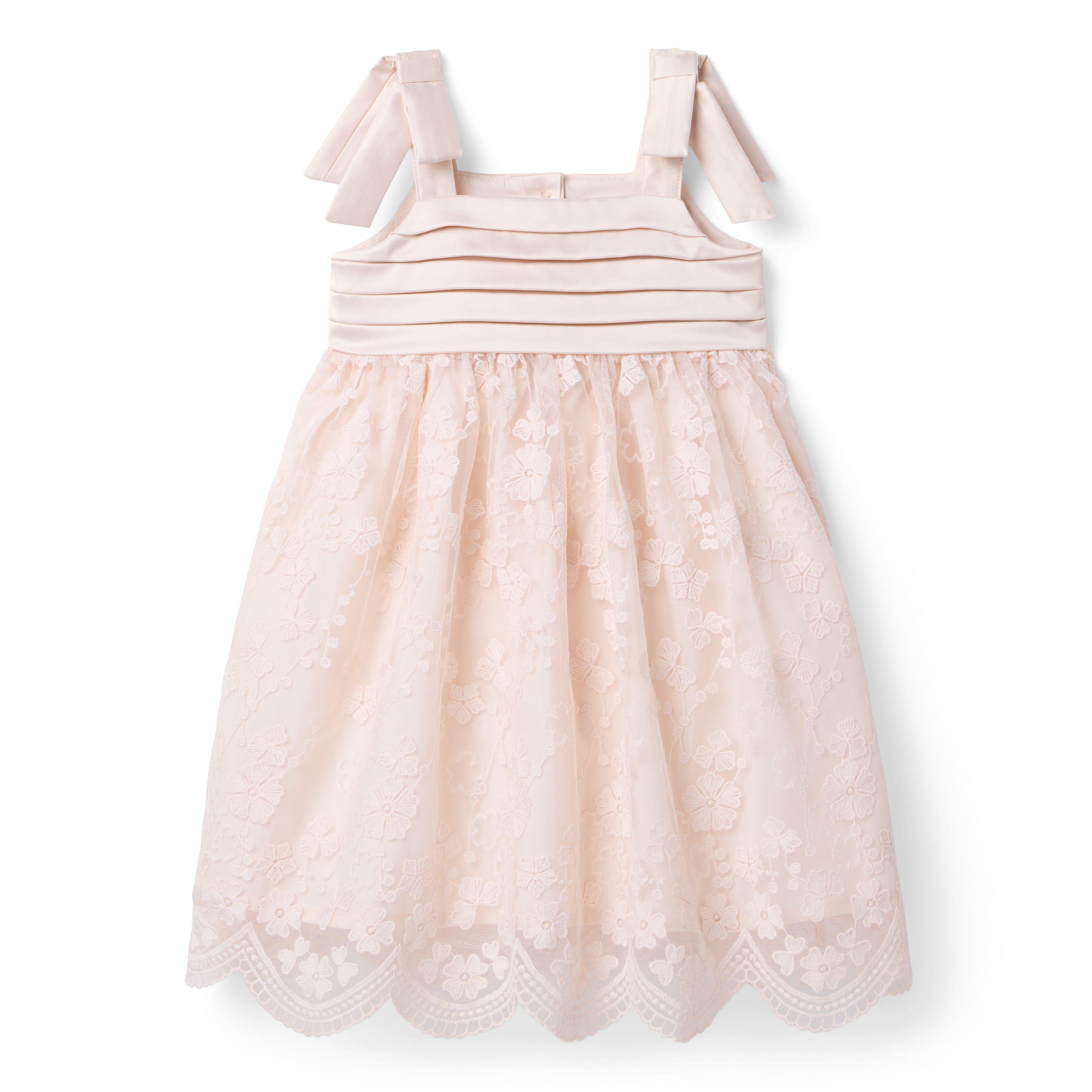 Janie and Jack Floral Lace Celebration Dress