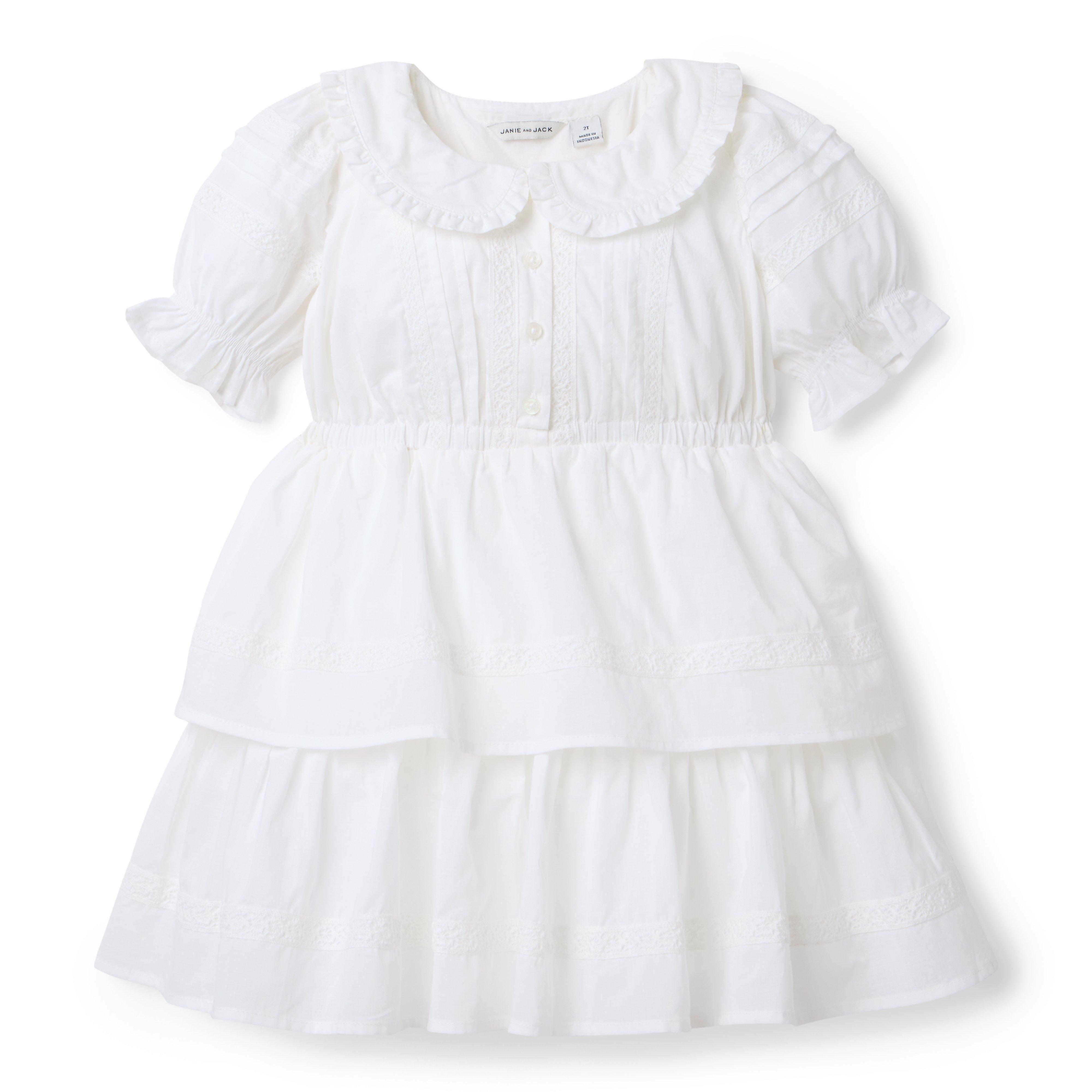 Janie and Jack The Pintuck Tiered Dress