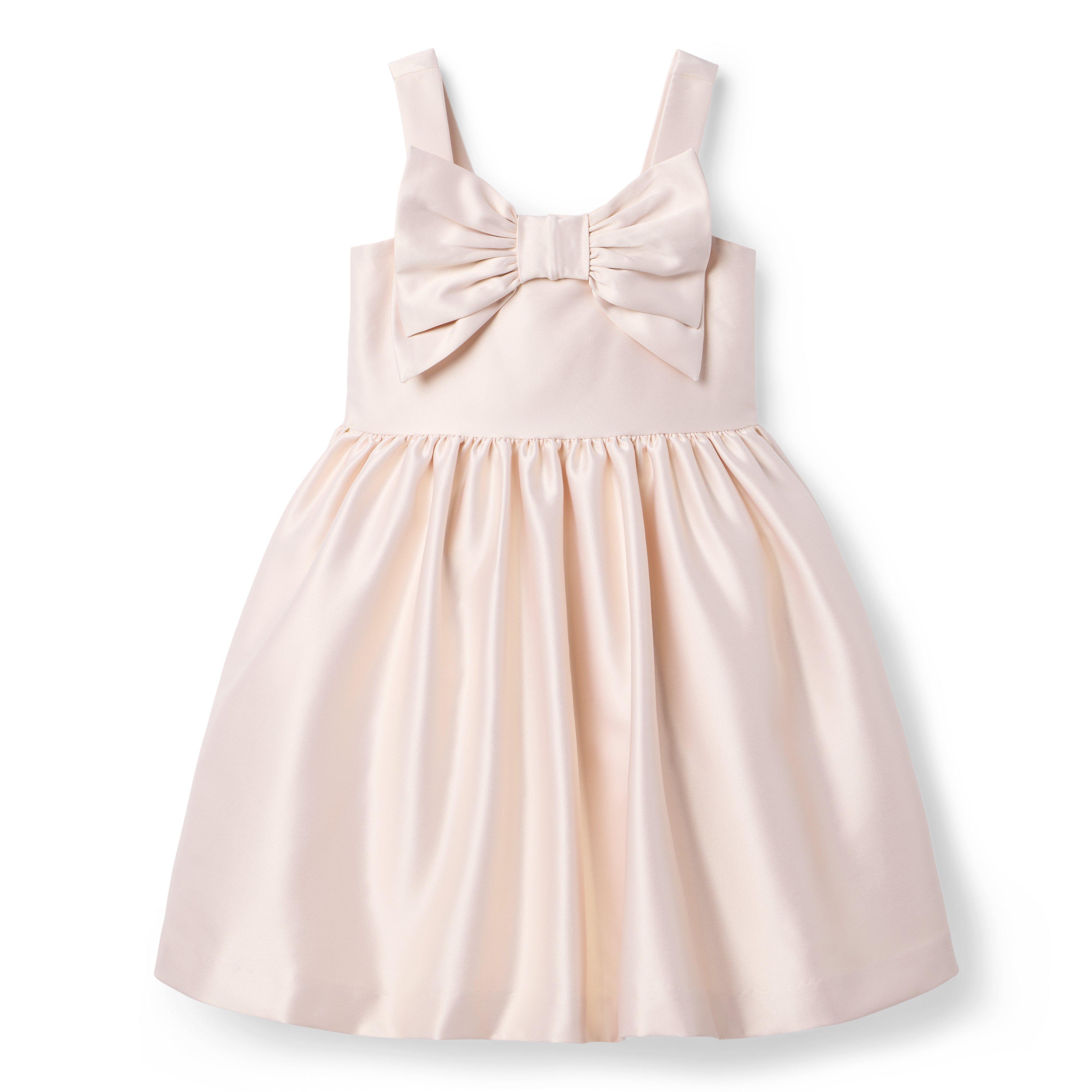 Janie and Jack Satin Bow Gala Dress