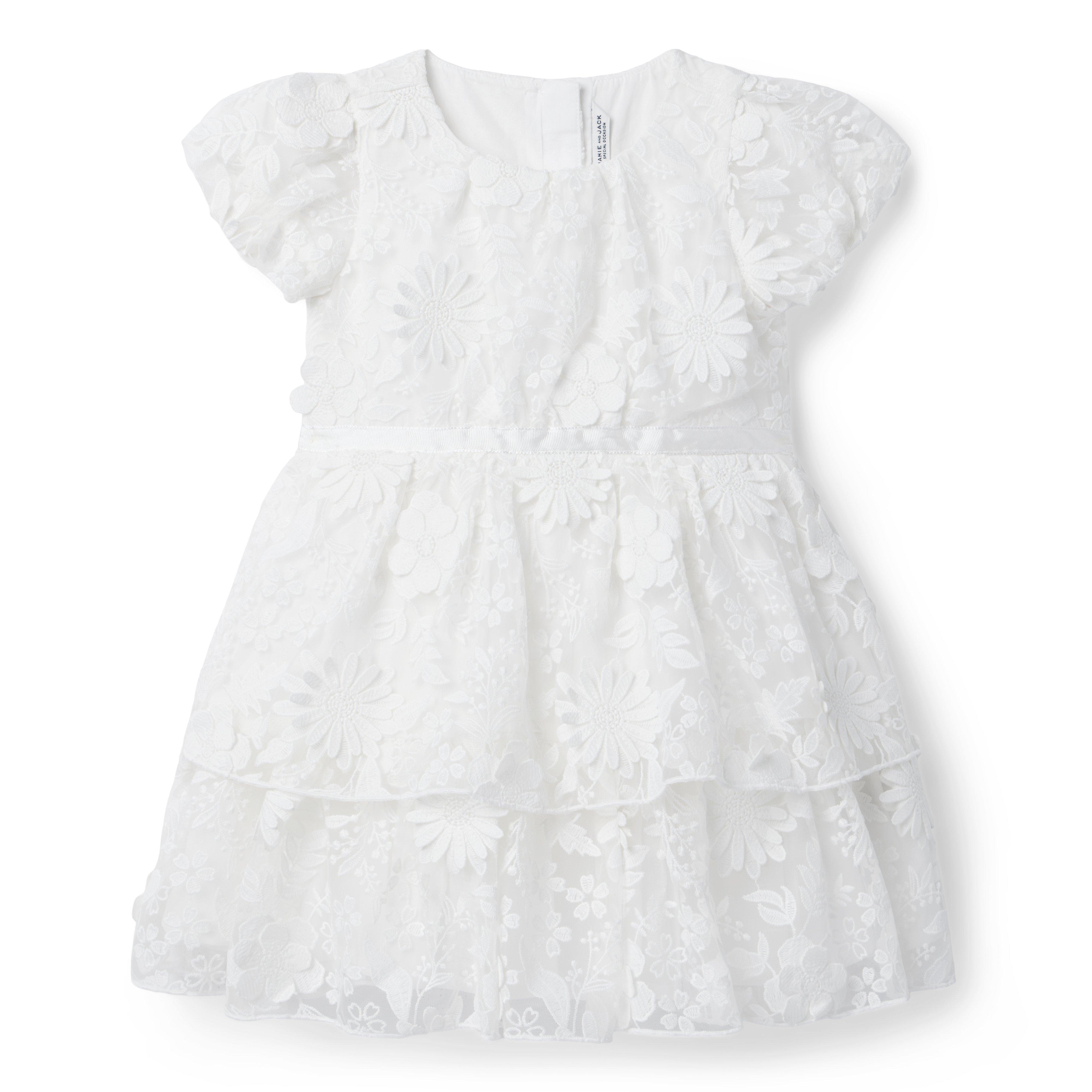 Janie and Jack Bouquet Tiered Party Dress