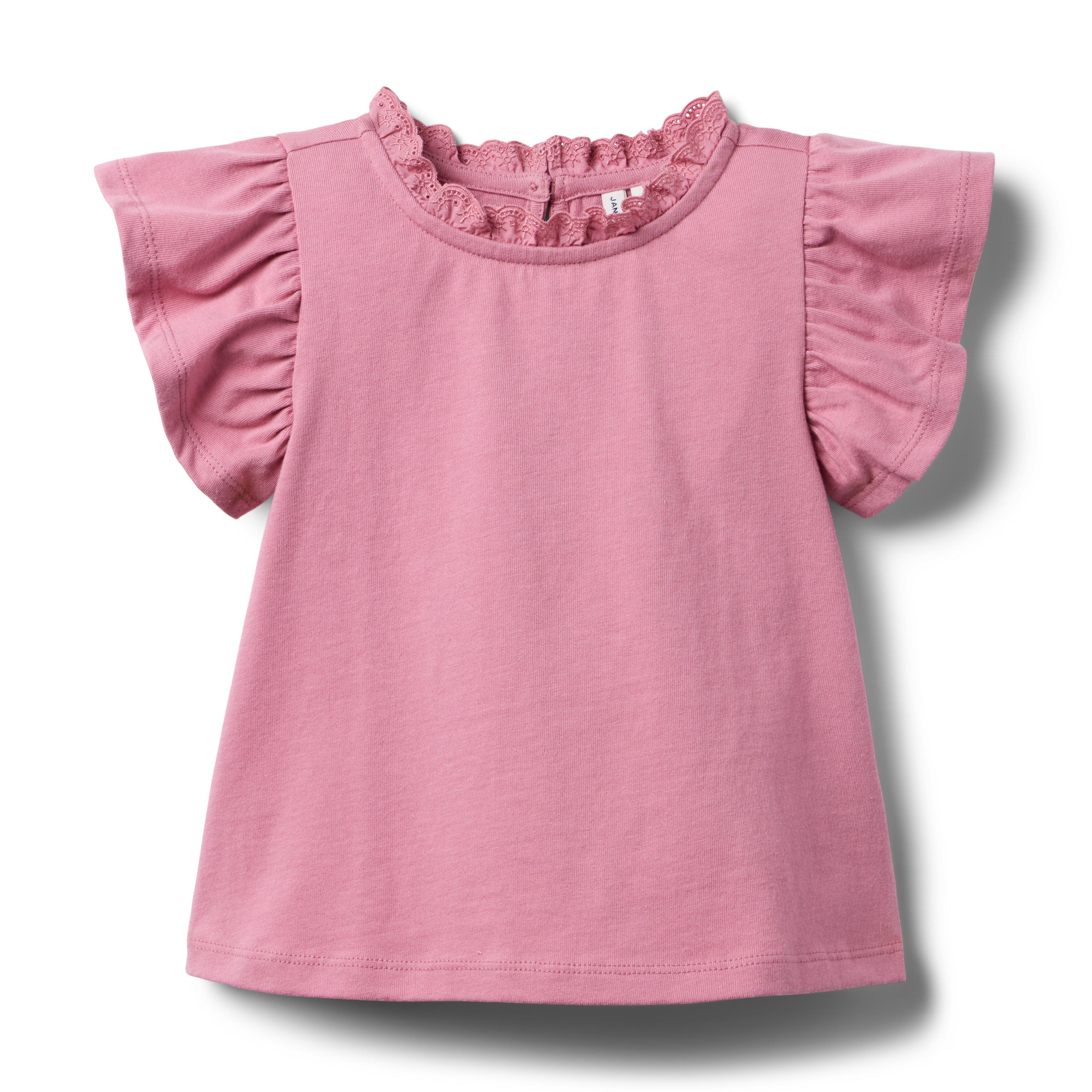 Janie and Jack Flutter Sleeve Top