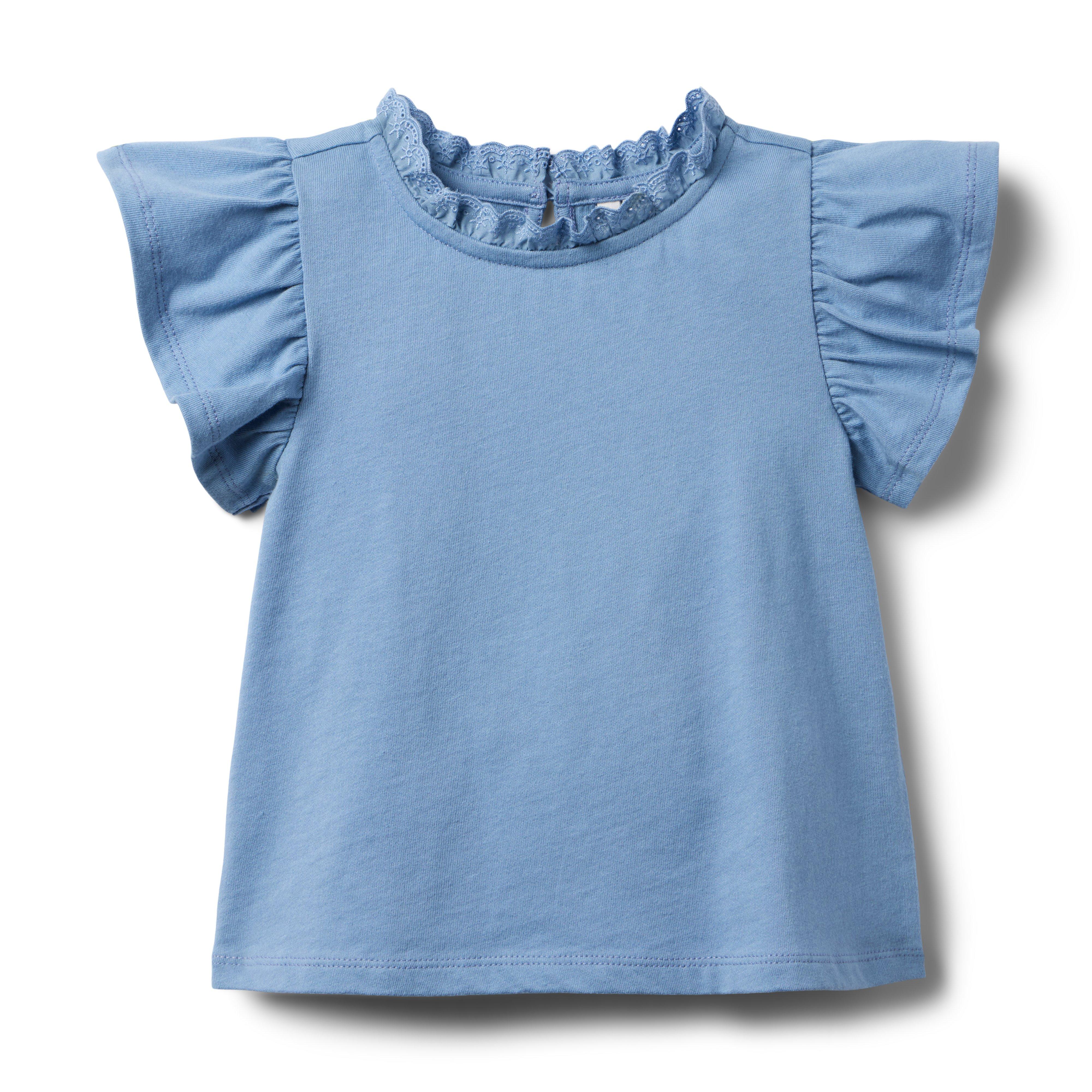 Janie and Jack Flutter Sleeve Top