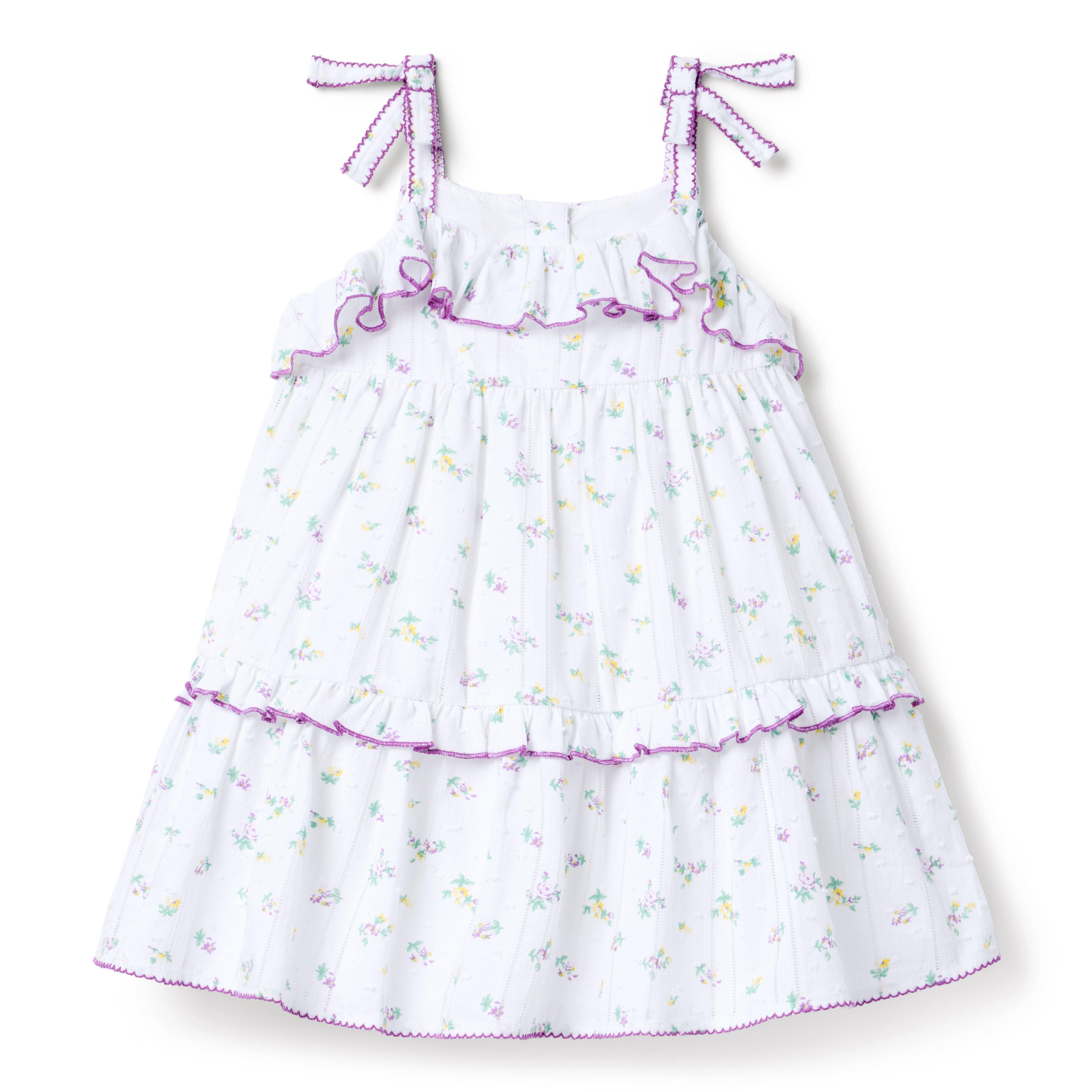 Janie and Jack Floral Ruffle Dress