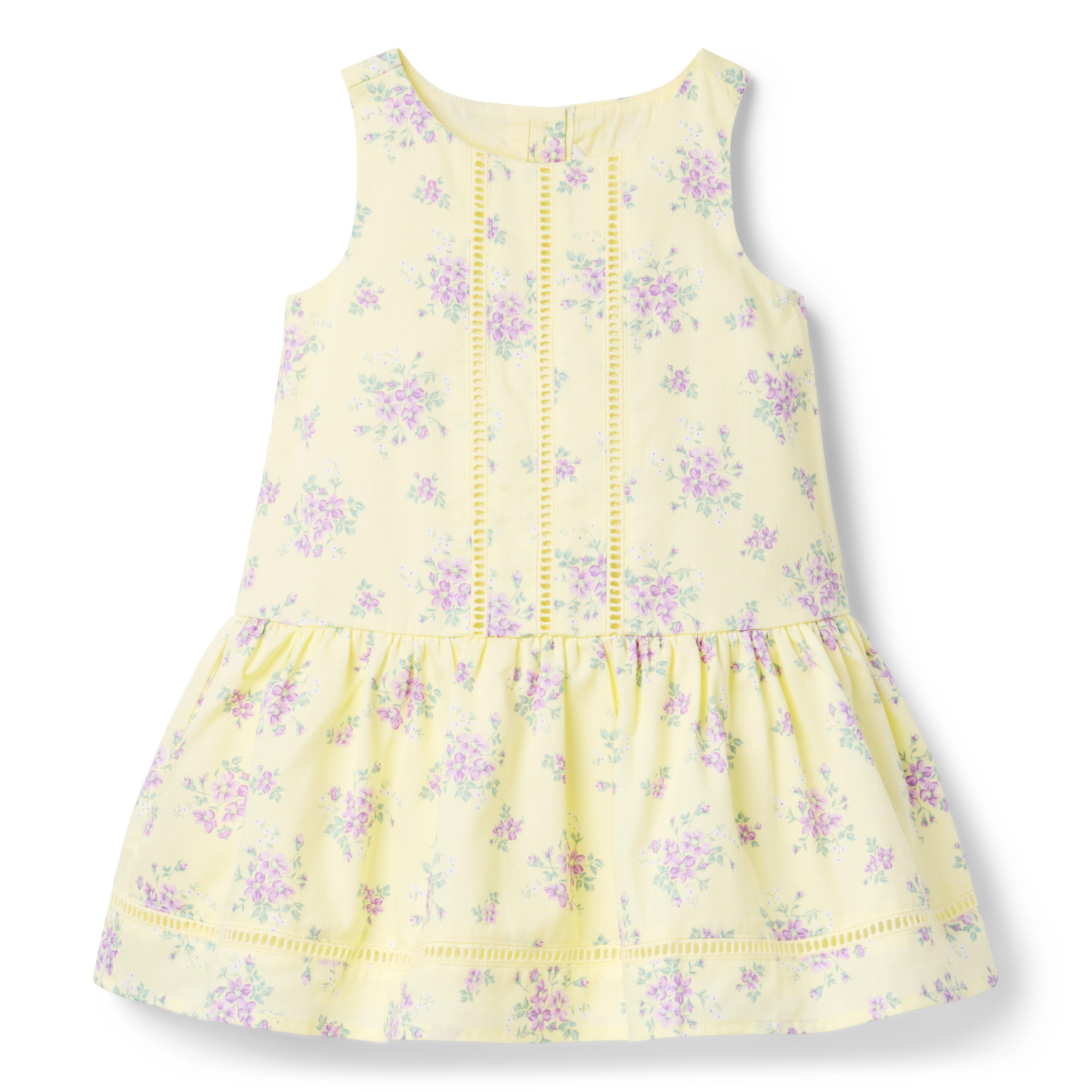 Janie and Jack Floral Textured Dress