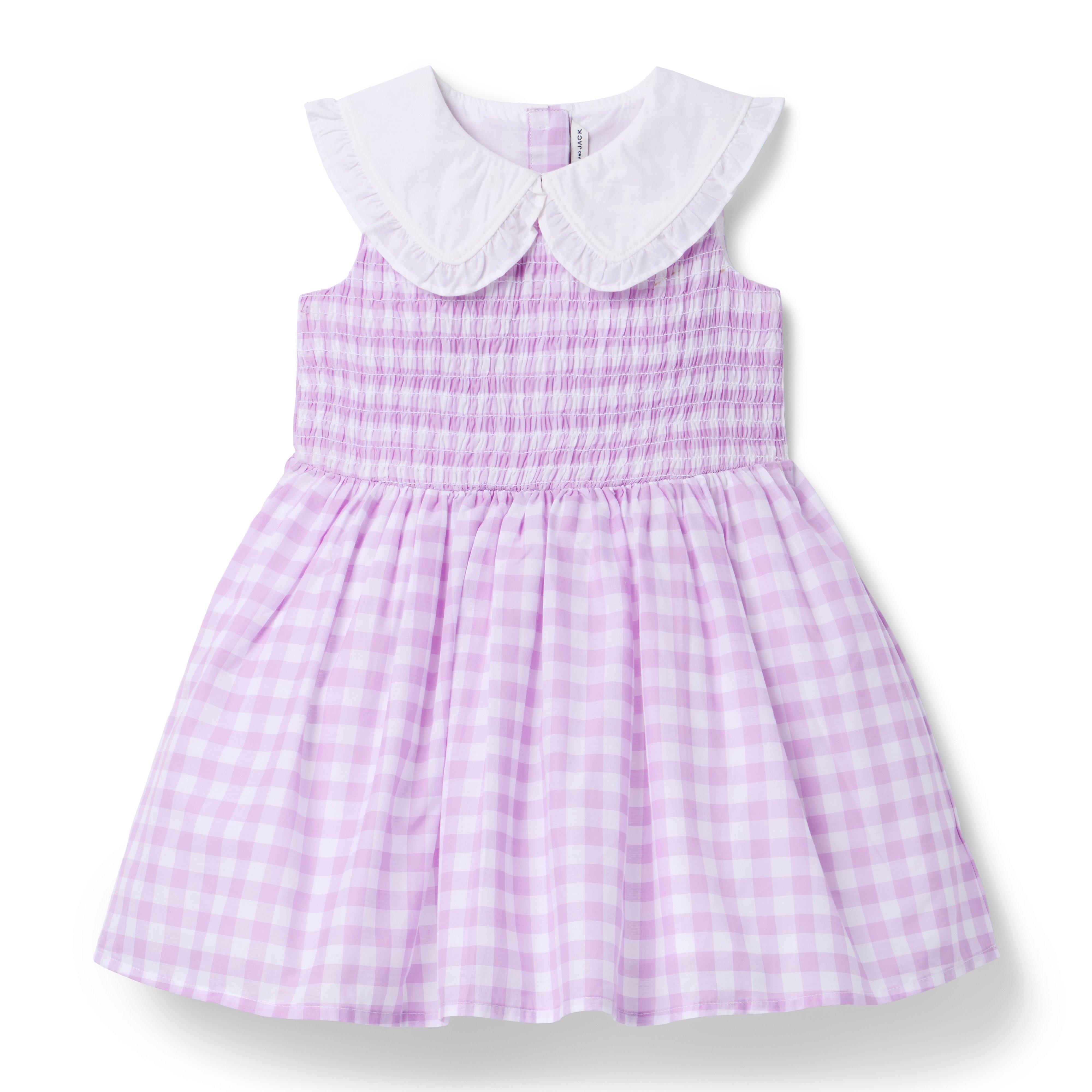 Janie and Jack Collared Gingham Dress