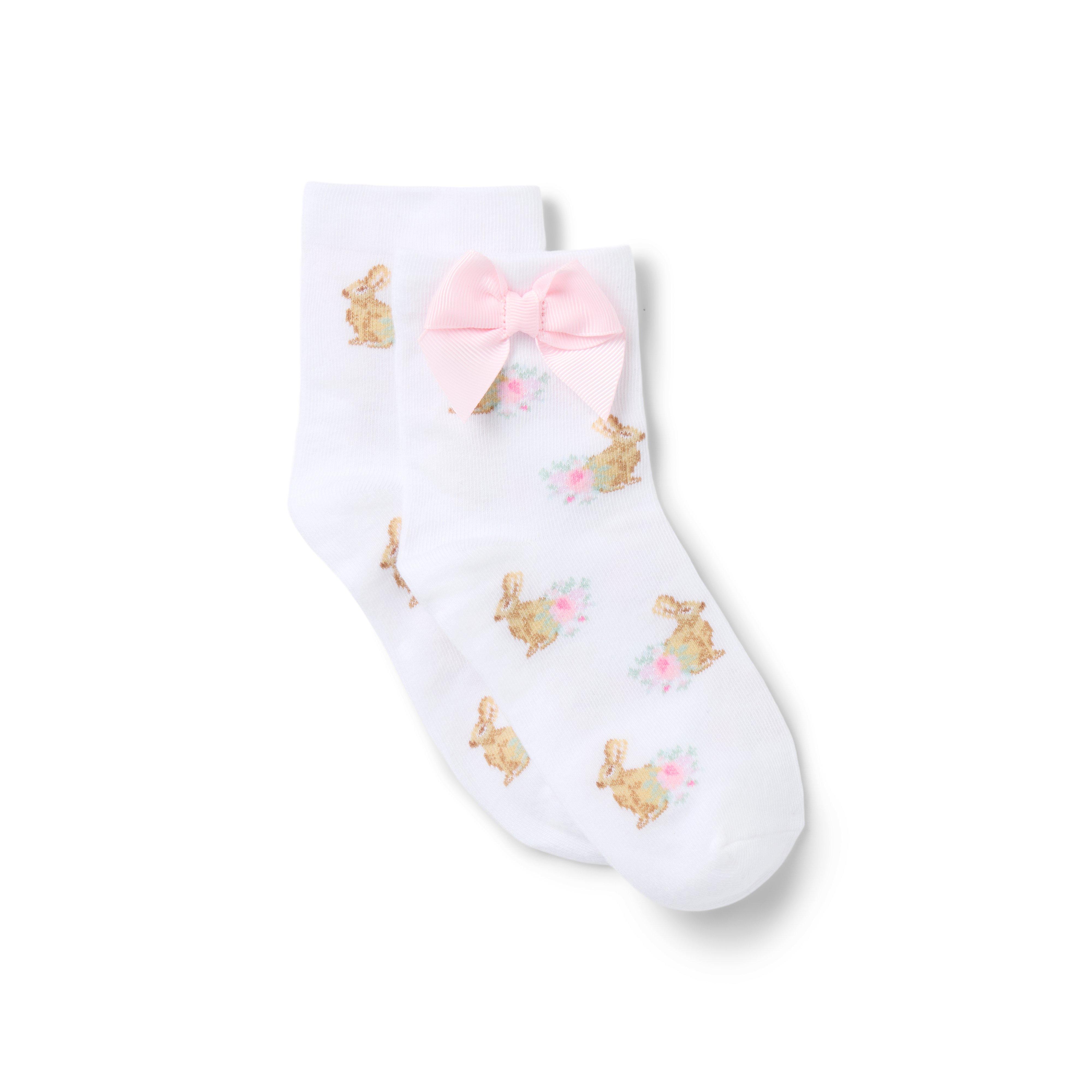 Janie and Jack Bunny Bow Sock