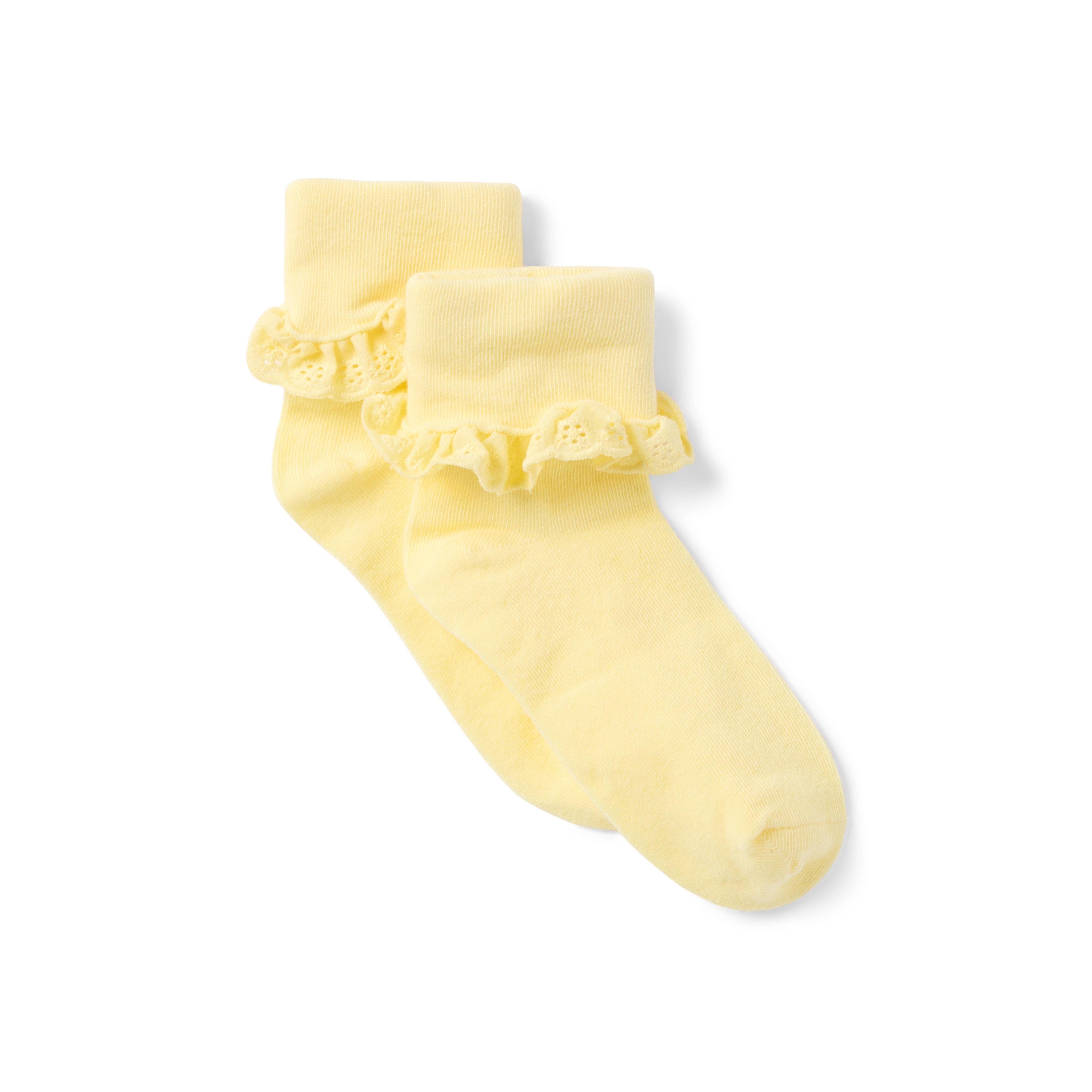 Janie and Jack Eyelet Ruffle Sock