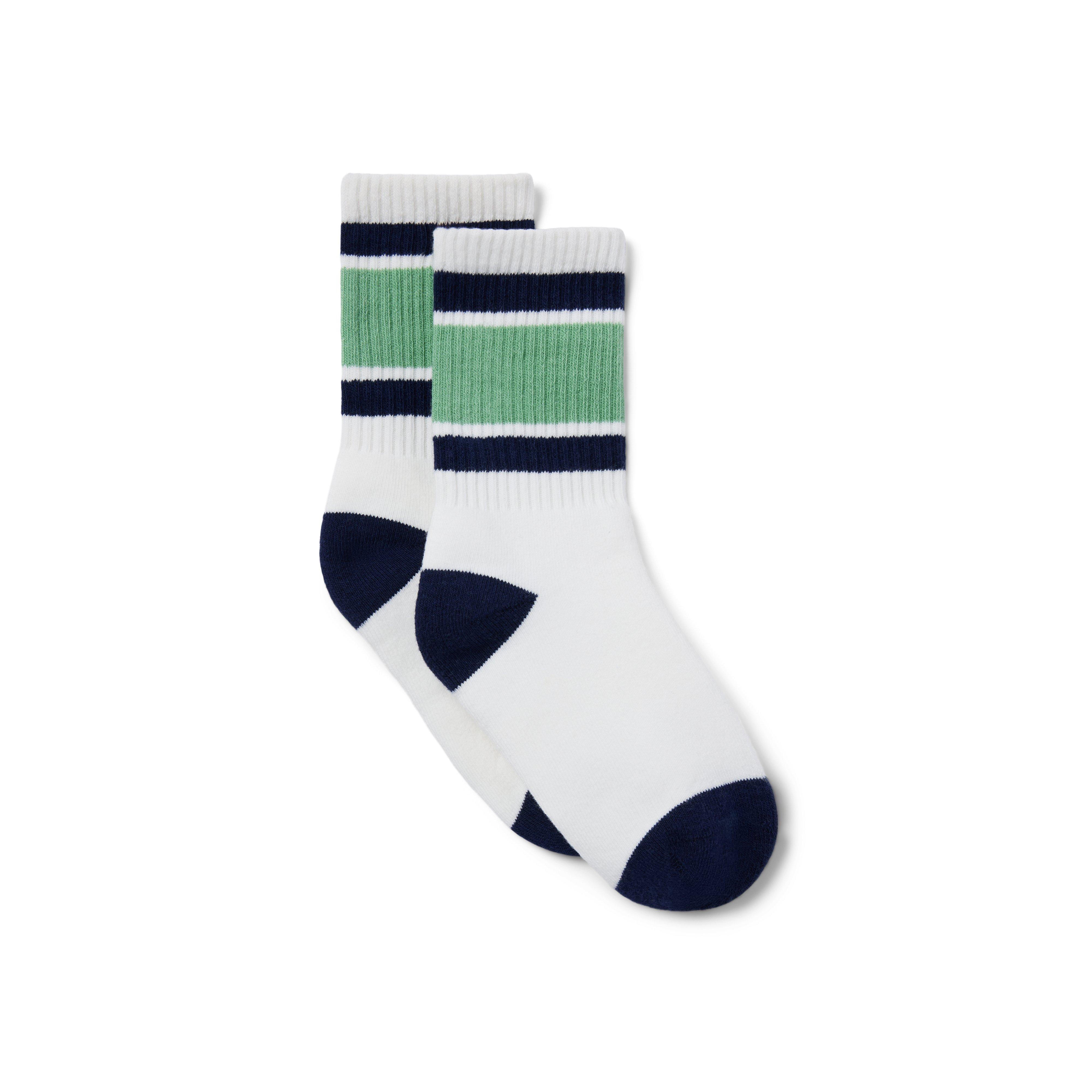 Janie and Jack Striped Crew Sock