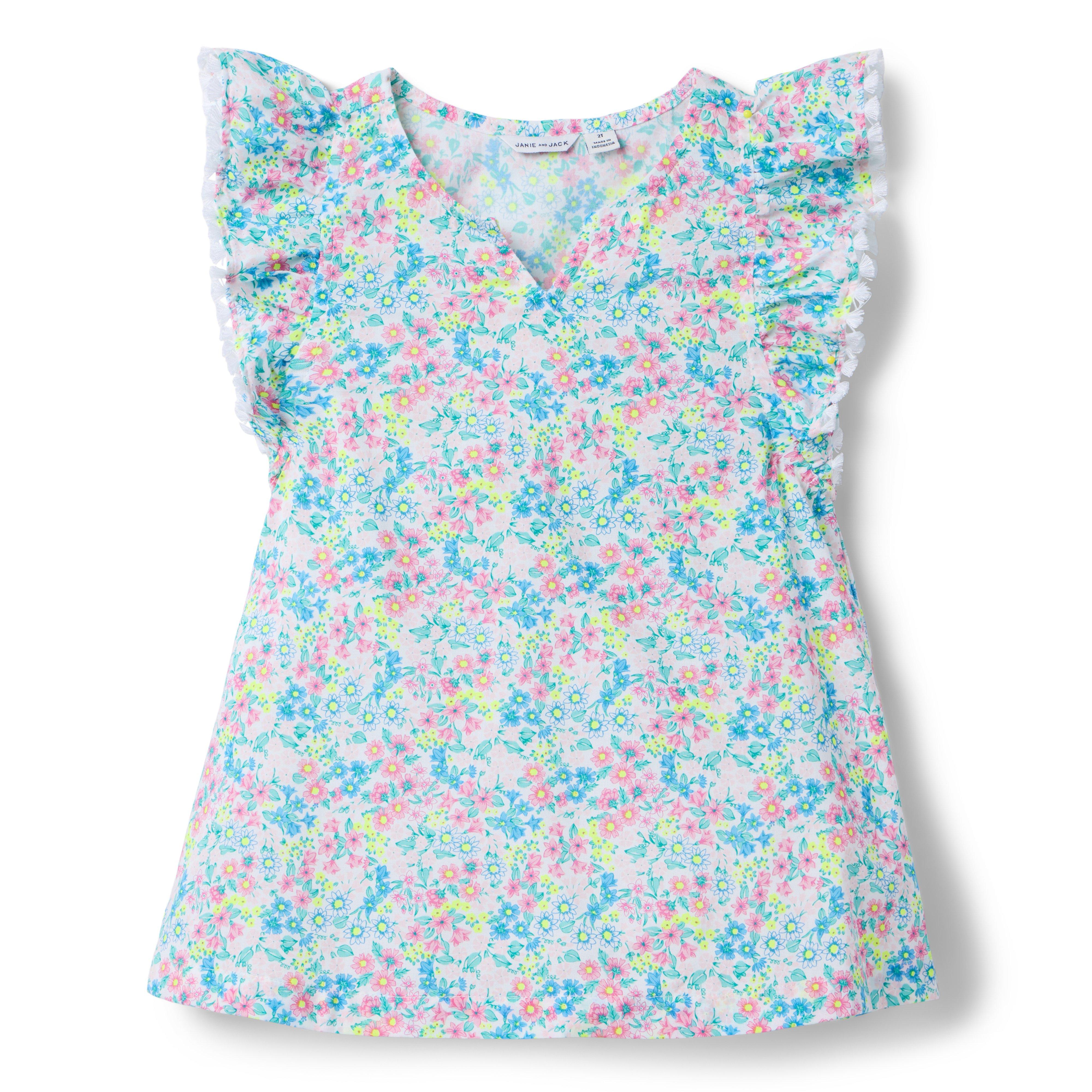Janie and Jack Ditsy Floral Sundress