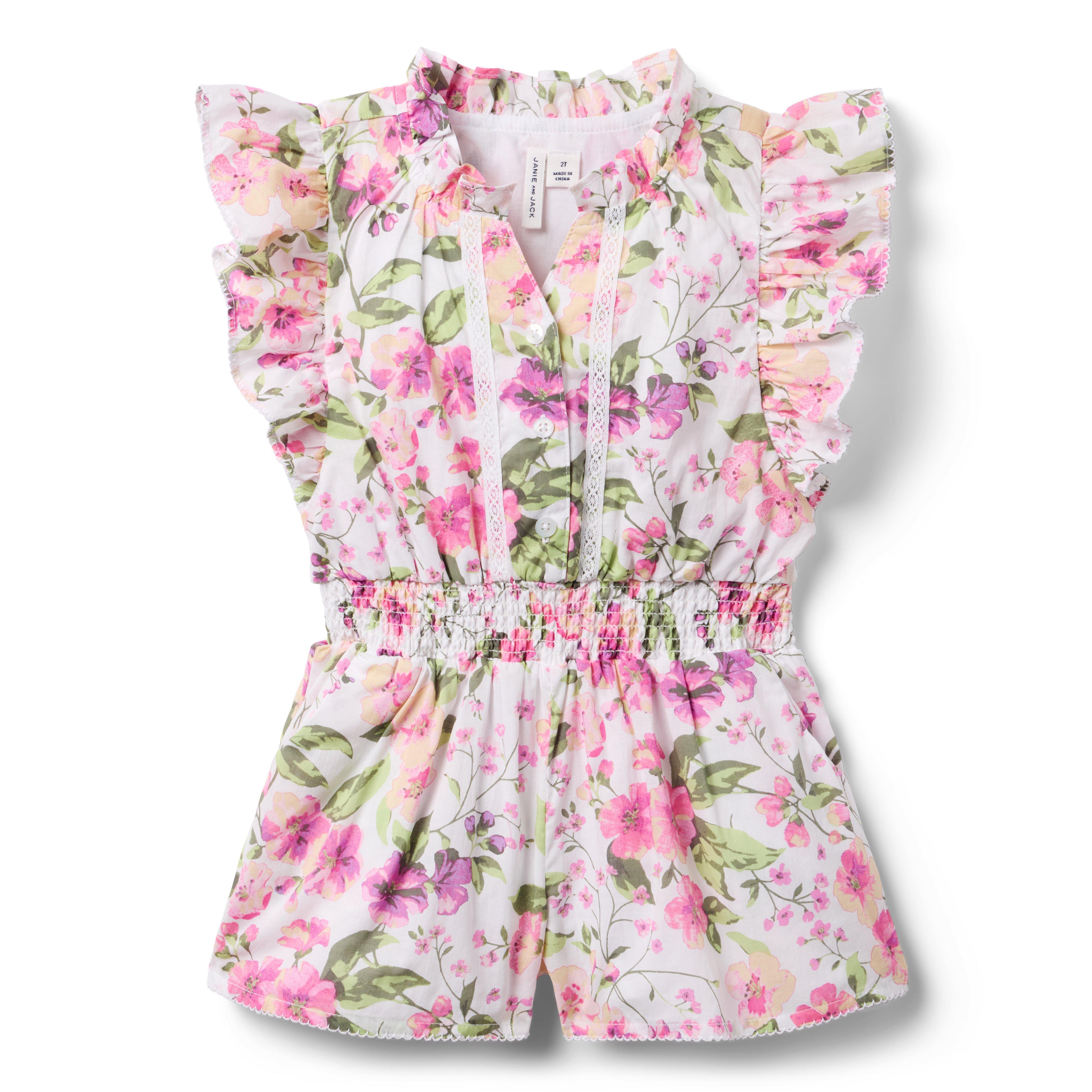 Janie and Jack The Garden Getaway Romper