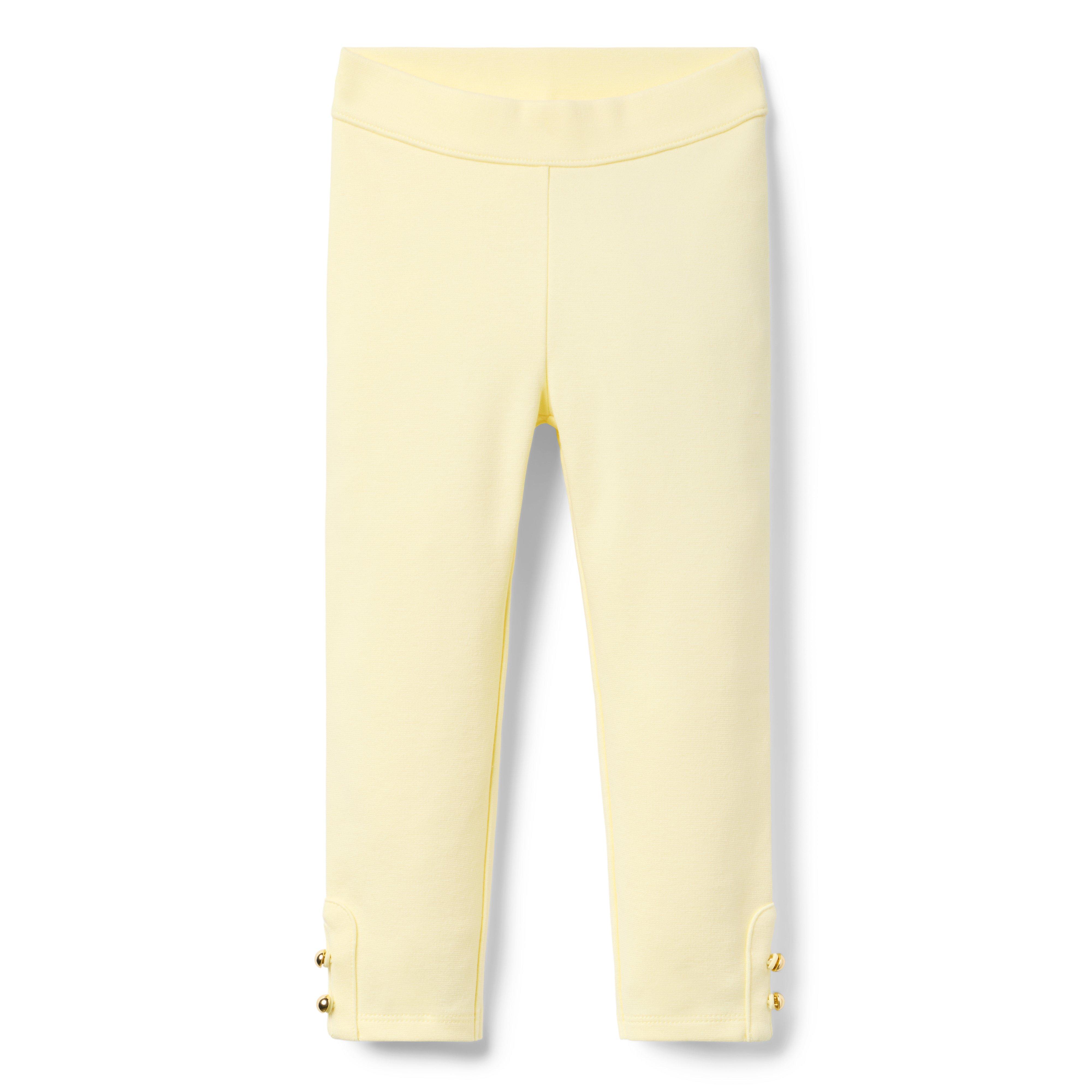 Janie and Jack Button Cuff Ponte Pant