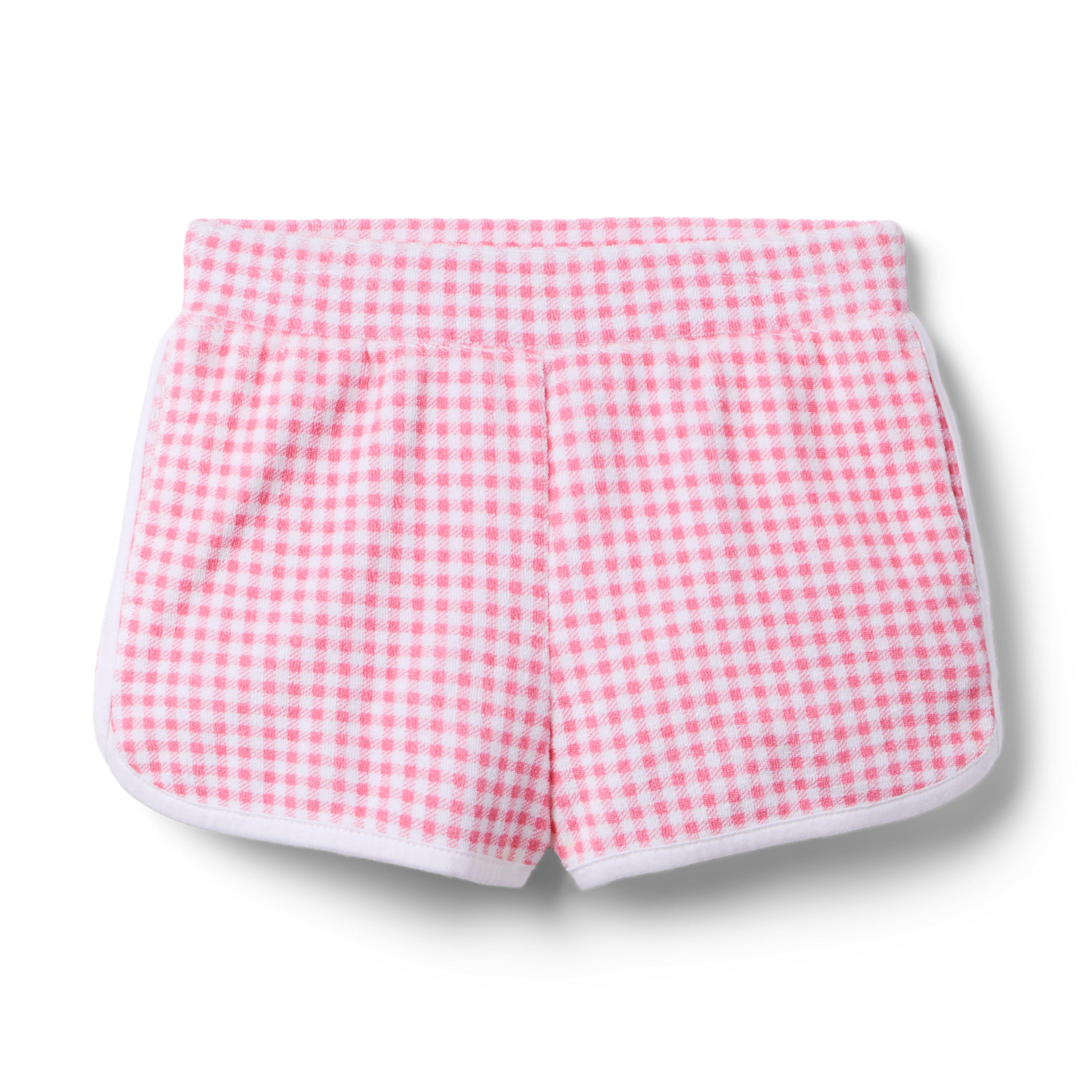 Janie and Jack Gingham Terry Short