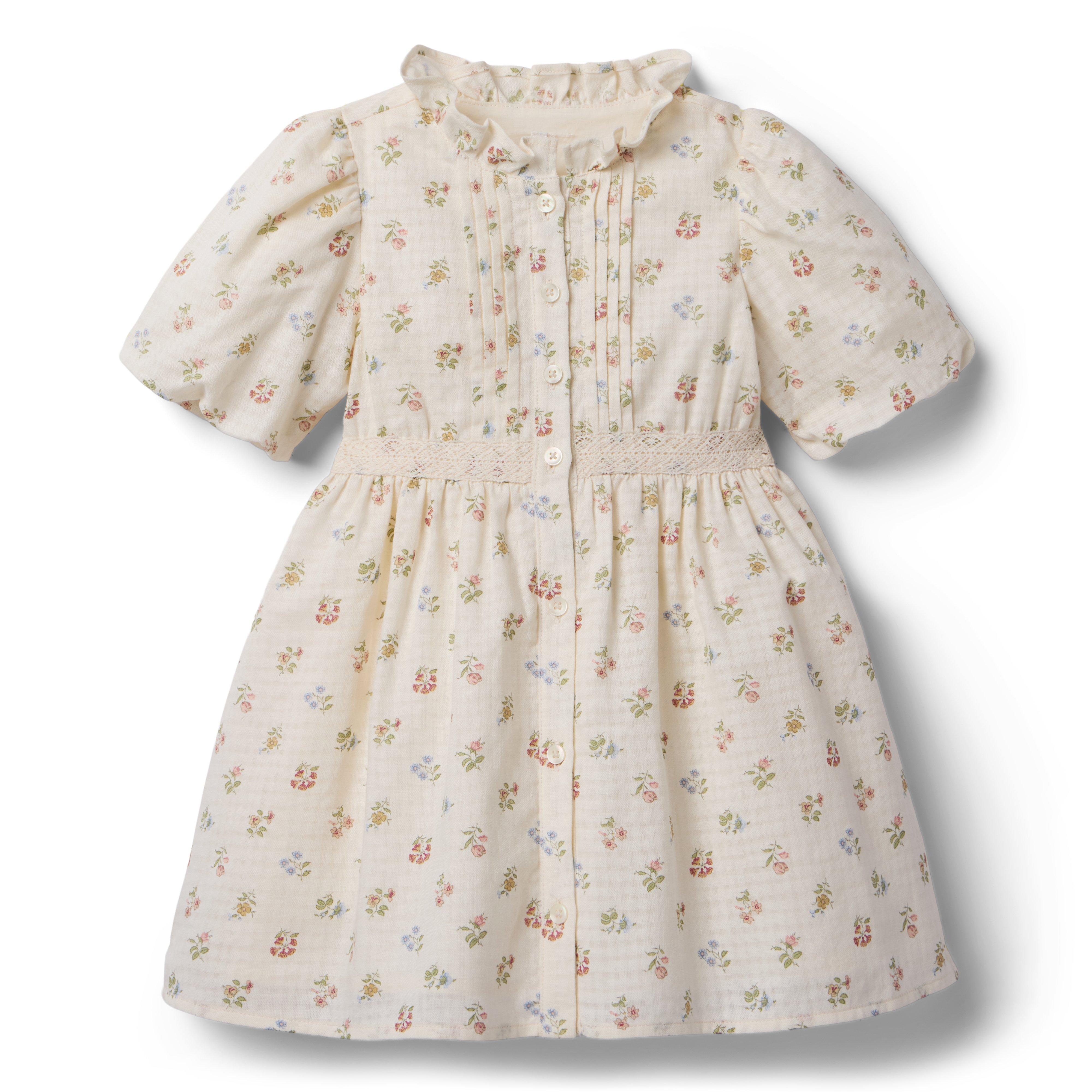 Janie and Jack The Flower Pintuck Dress