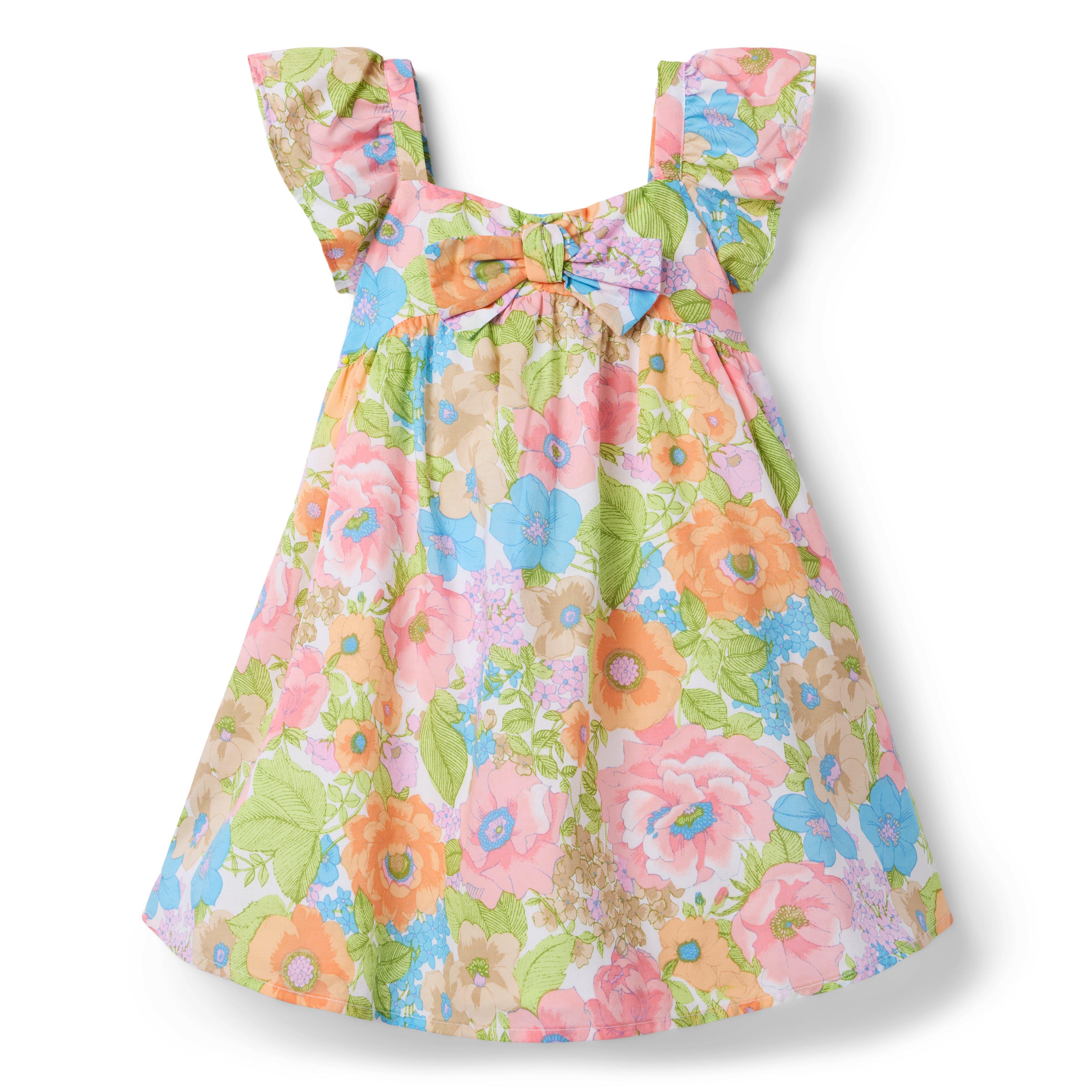 Janie and Jack Floral Bow Dress