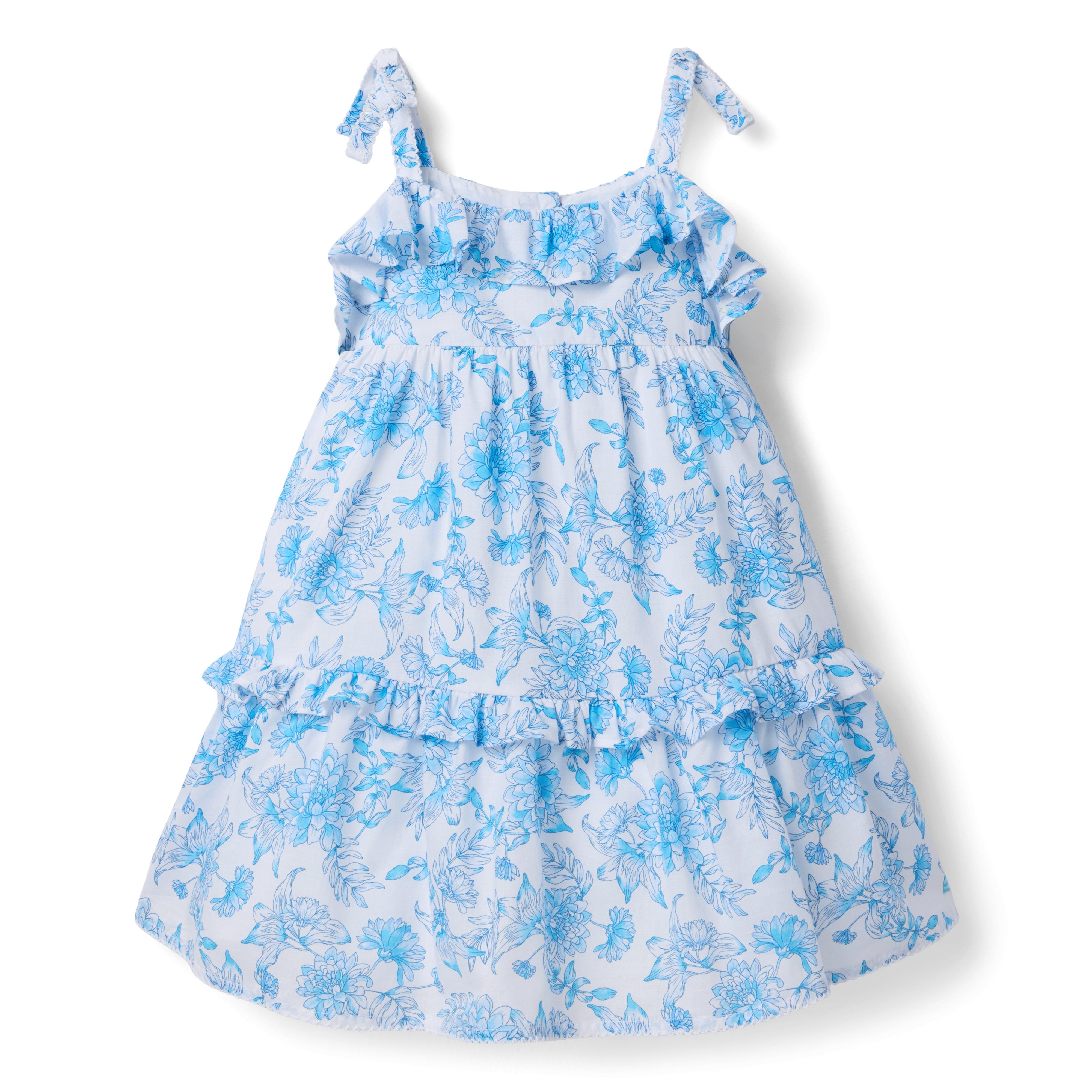 Janie and Jack Floral Ruffle Dress