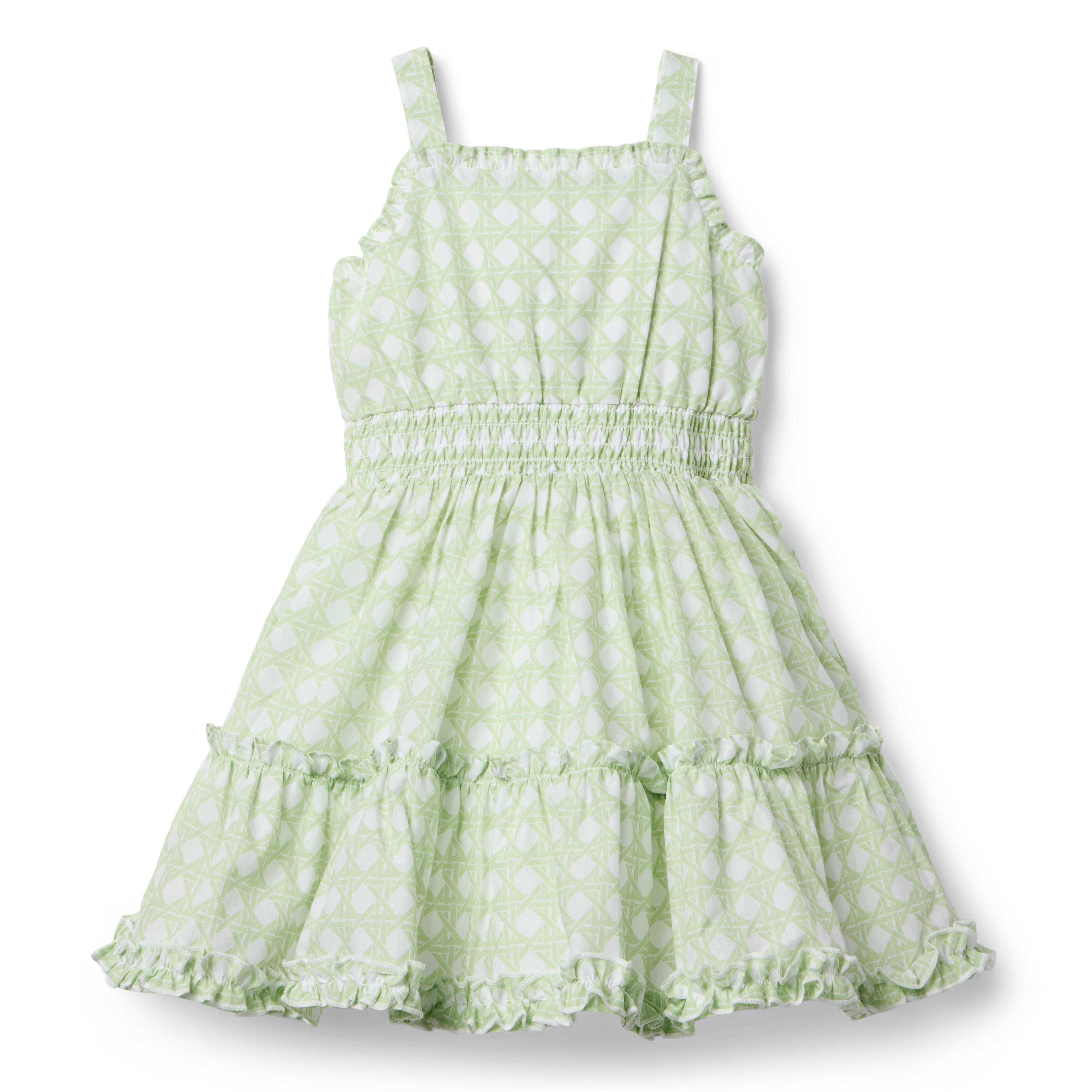 Janie and Jack Checked Ruffle Dress