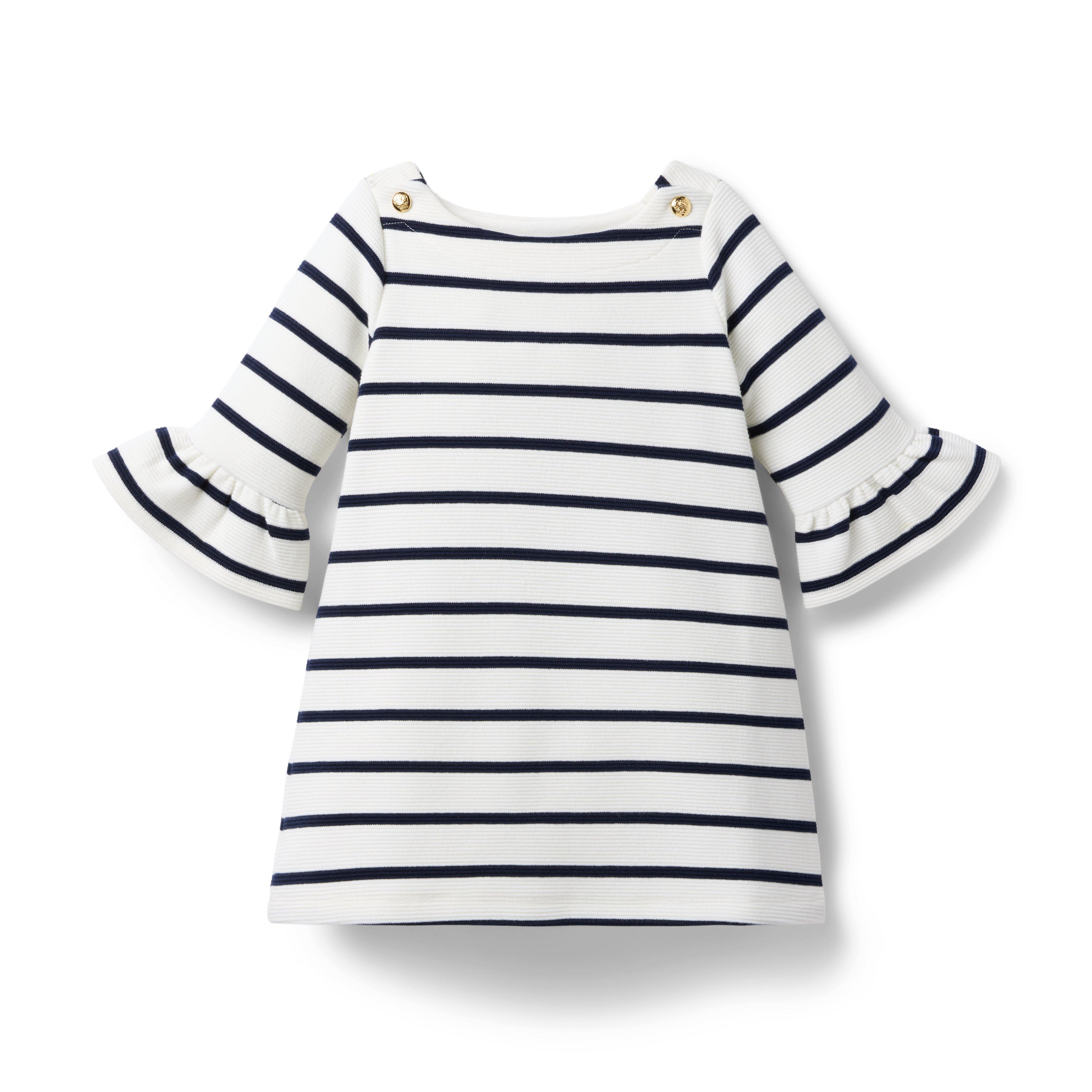 Janie and Jack Striped Bell Sleeve Dress