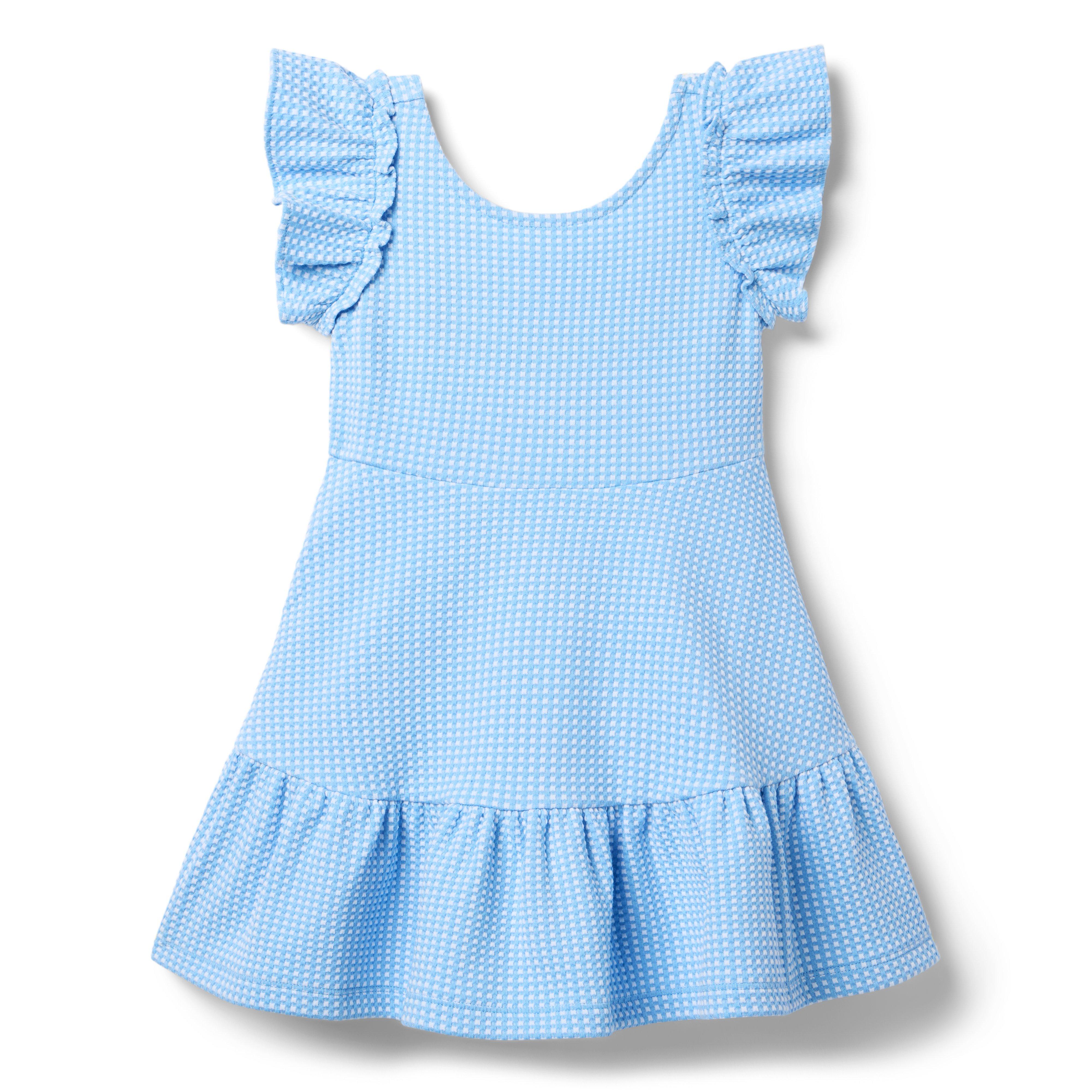 Janie and Jack Gingham Jacquard Dress