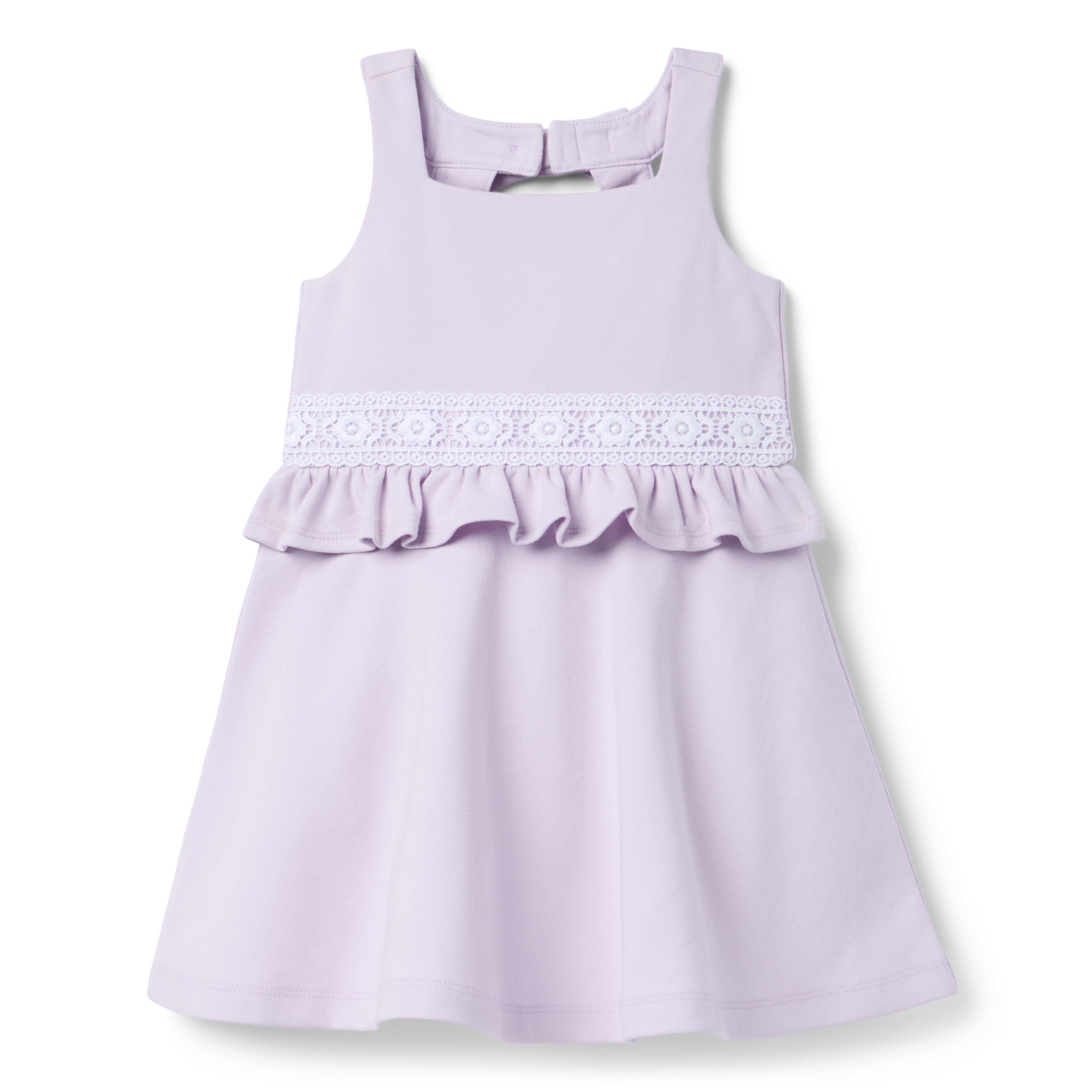 Janie and Jack Ponte Bow Back Dress