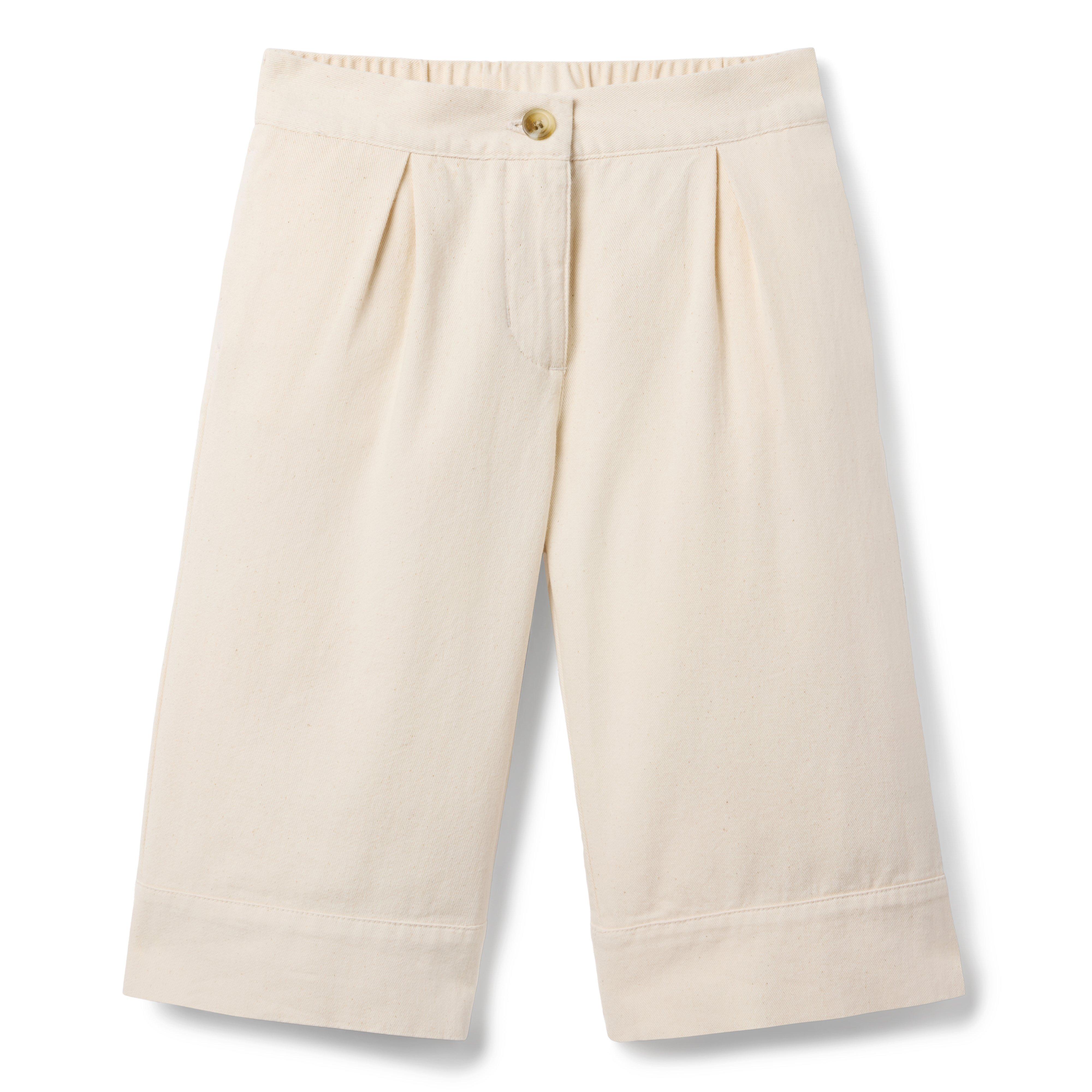 Janie and Jack The Wide Leg Twill Pant