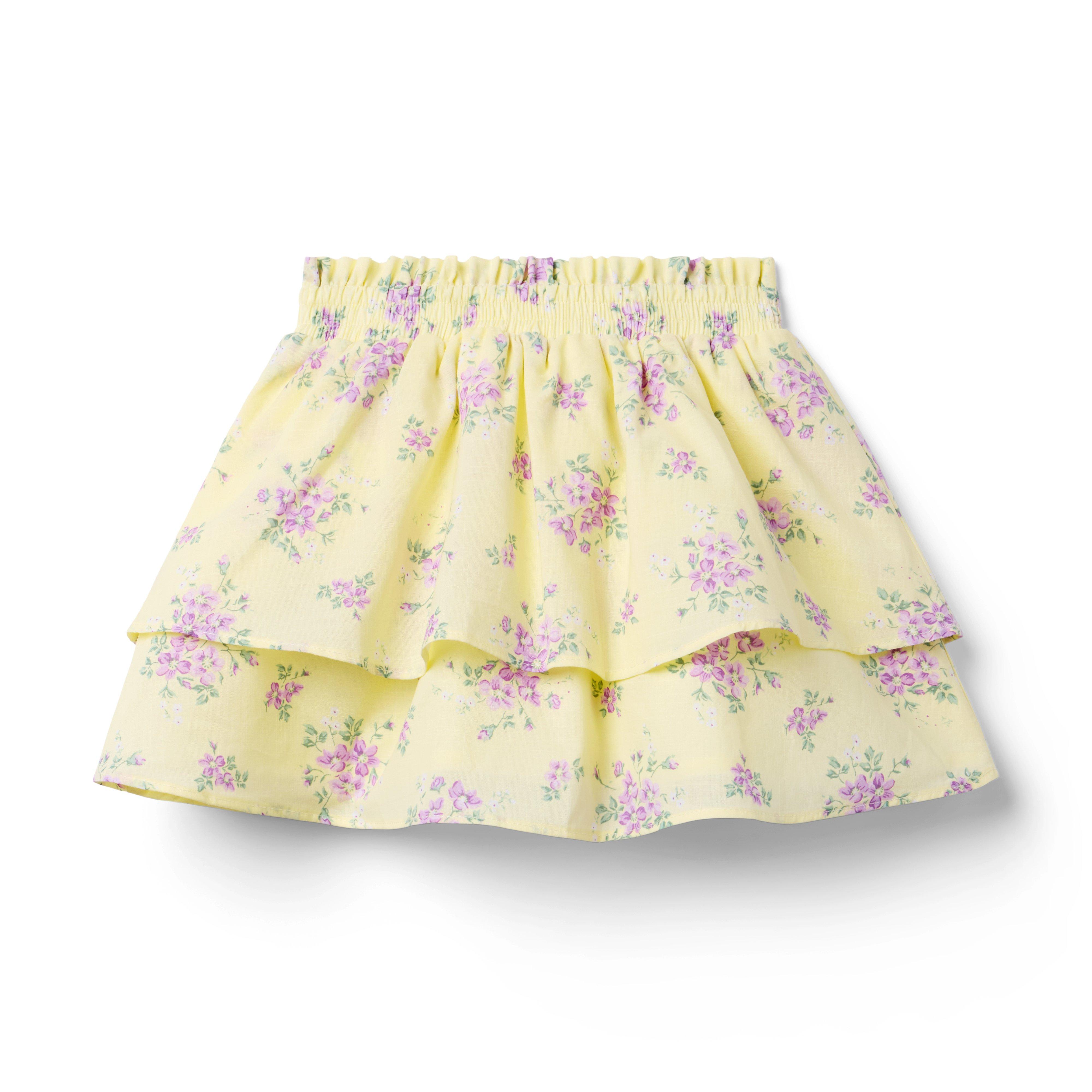 Janie and Jack Tiered Floral Skirt