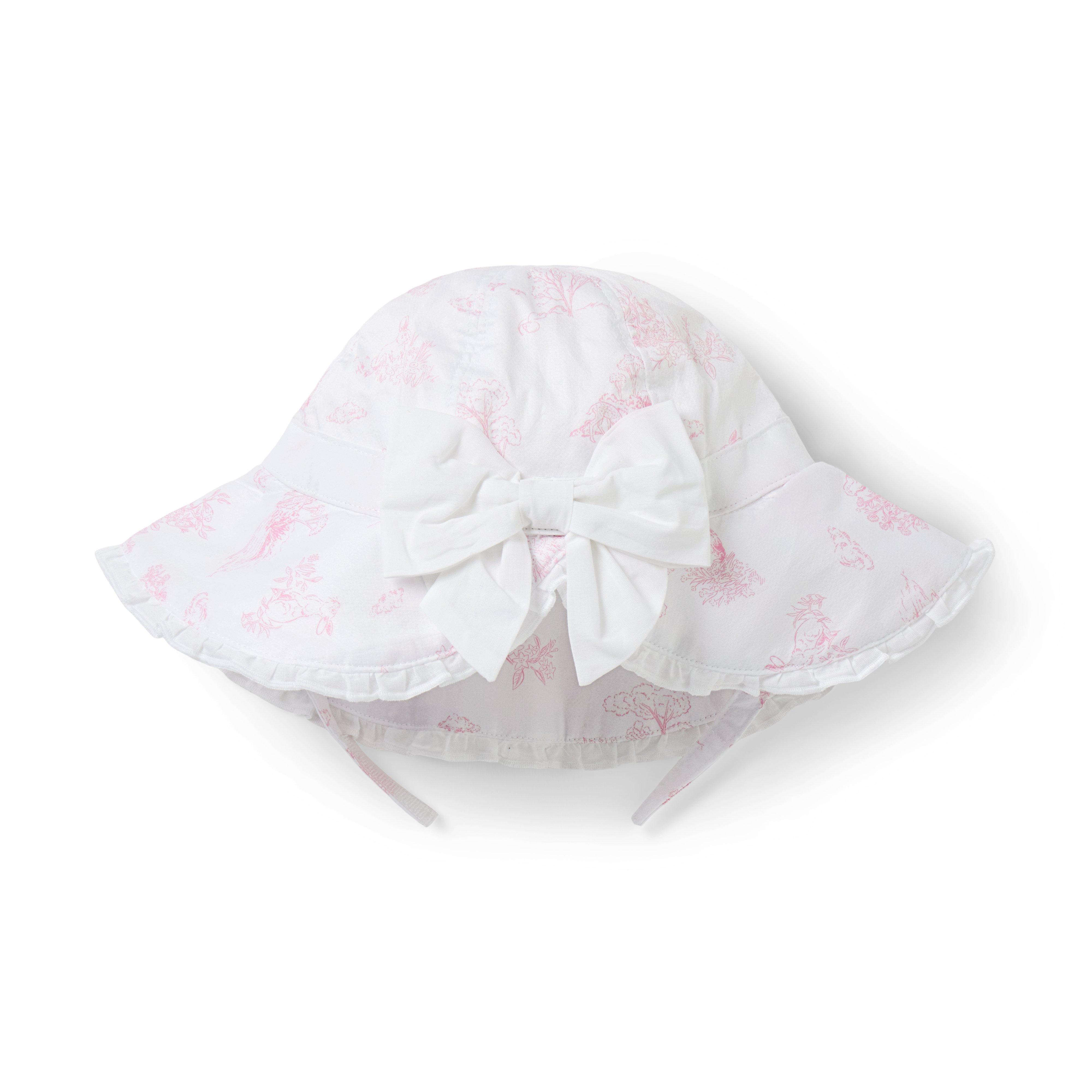 Janie and Jack Baby Bunny Toile Sun Hat