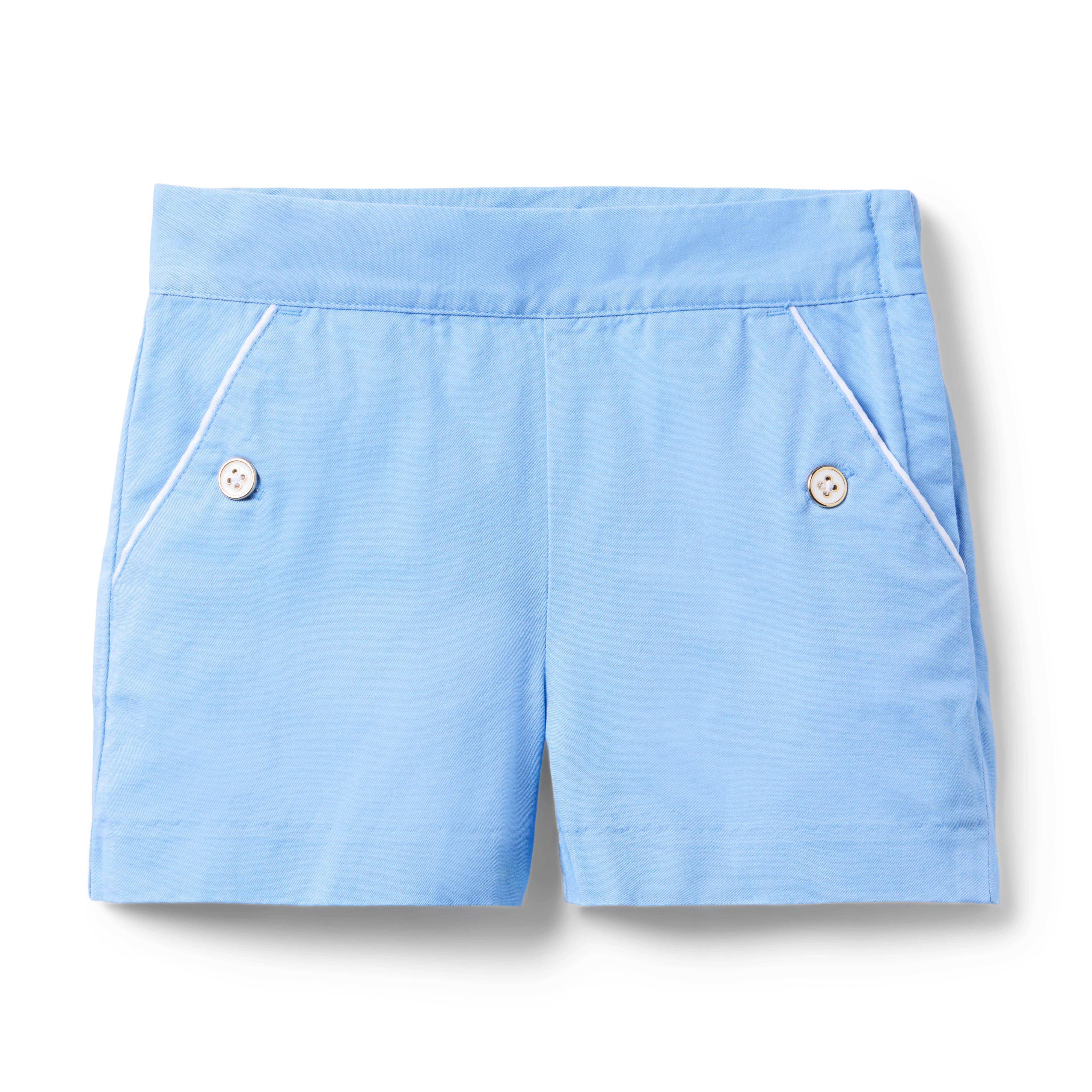 Janie and Jack Twill Button Short