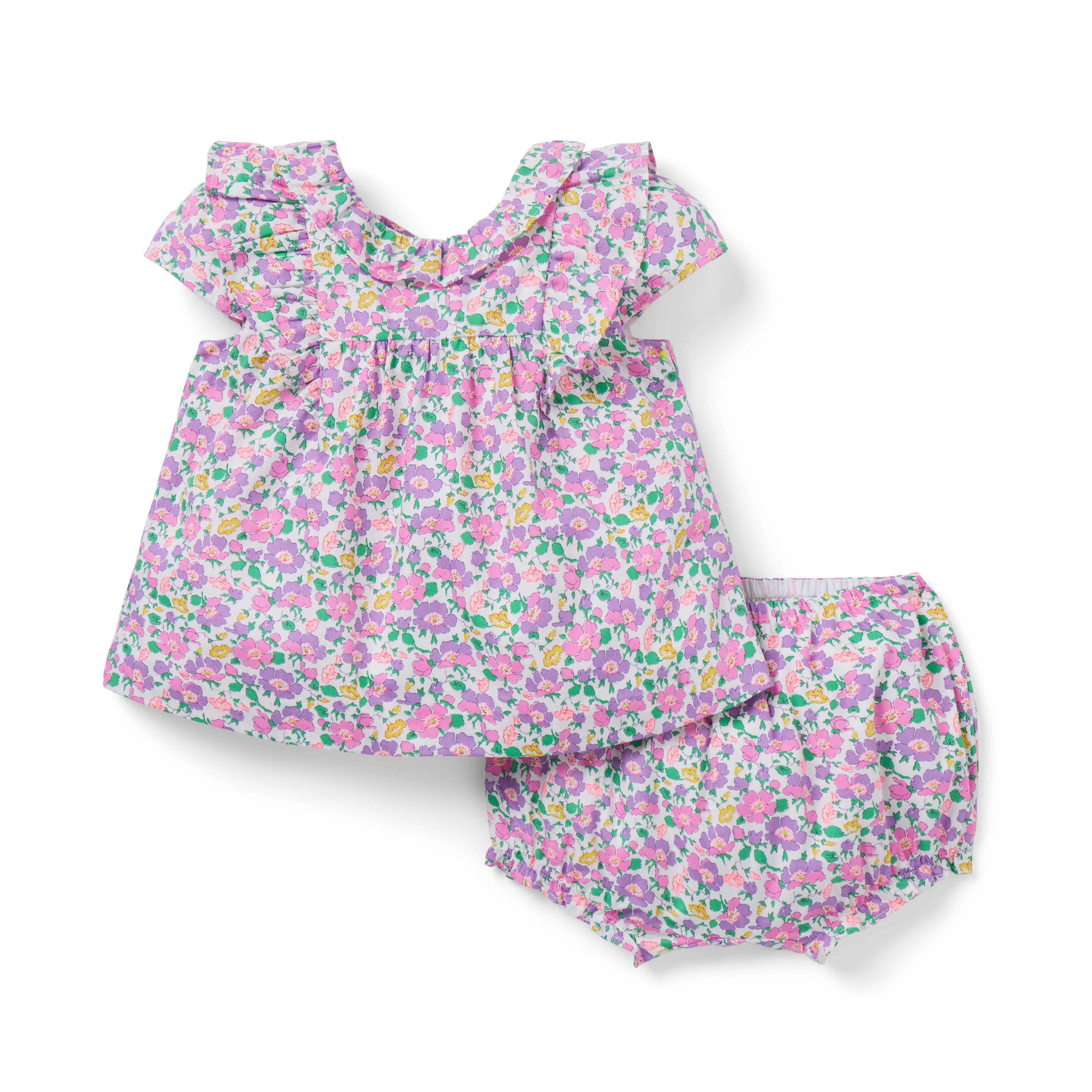 Janie and Jack Mrs. Stoneley Matching Baby Set Made With Liberty Fabric