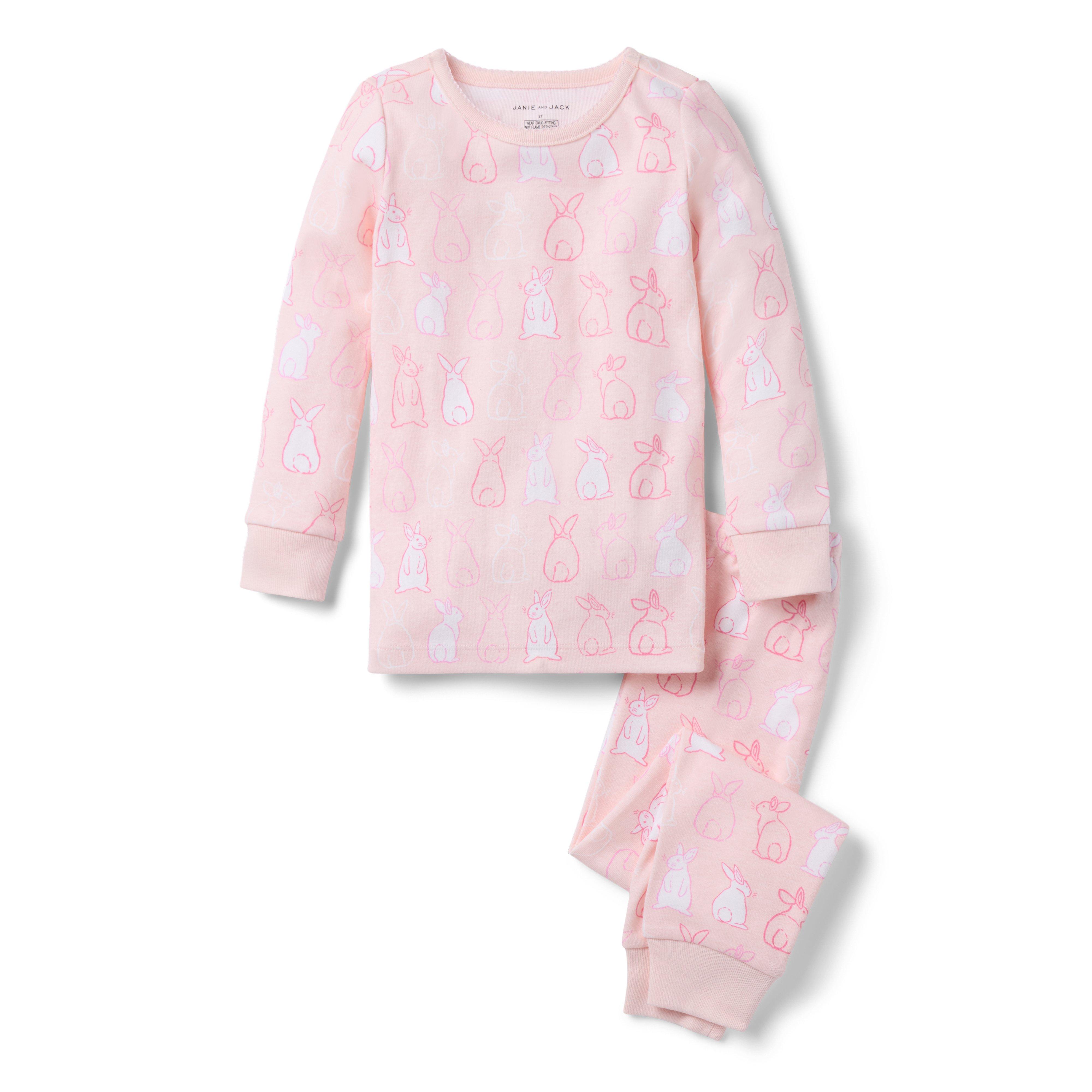 Janie and Jack Good Night Pajama In Bunny