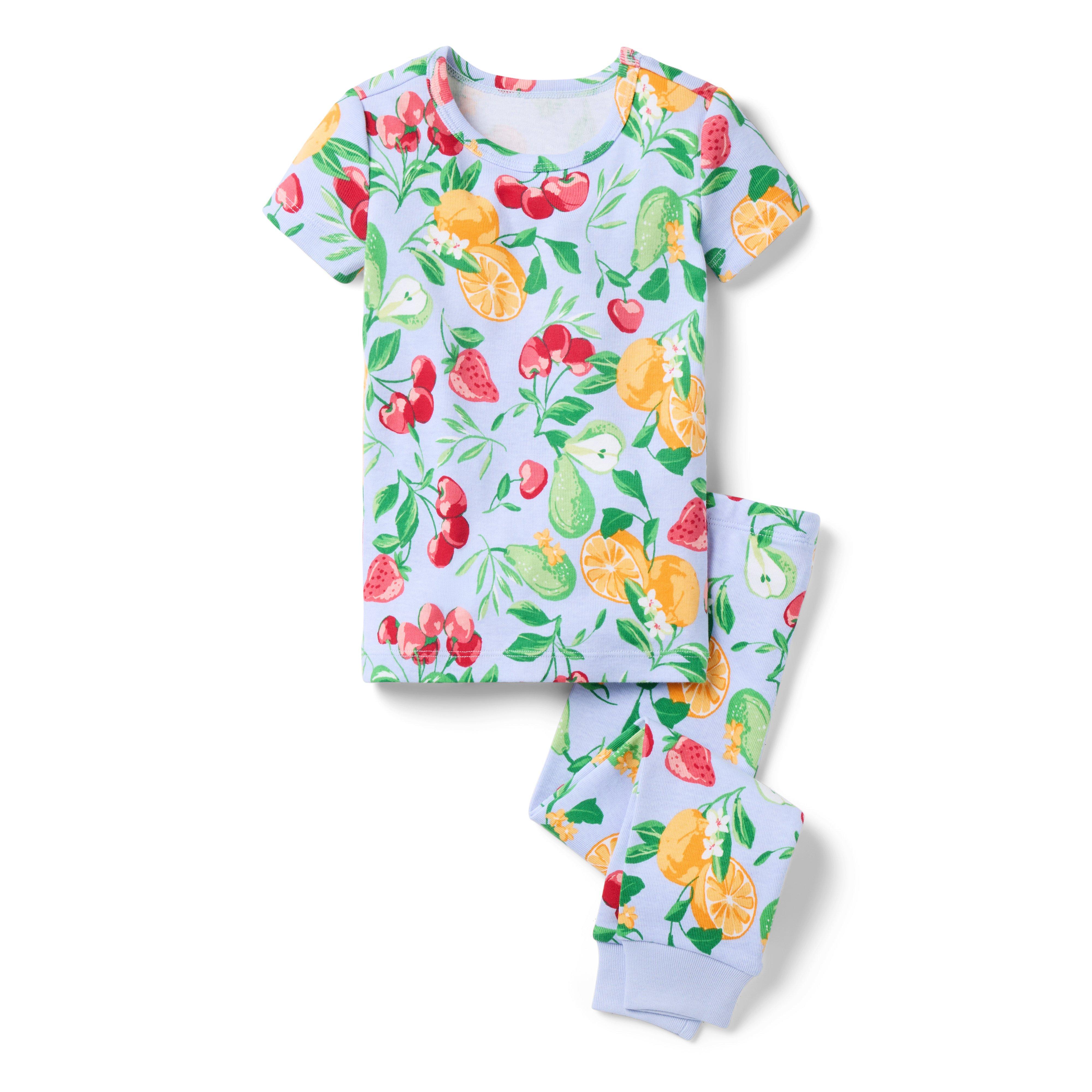 Janie and Jack Good Night Pajama In Sweet Fruit Dreams