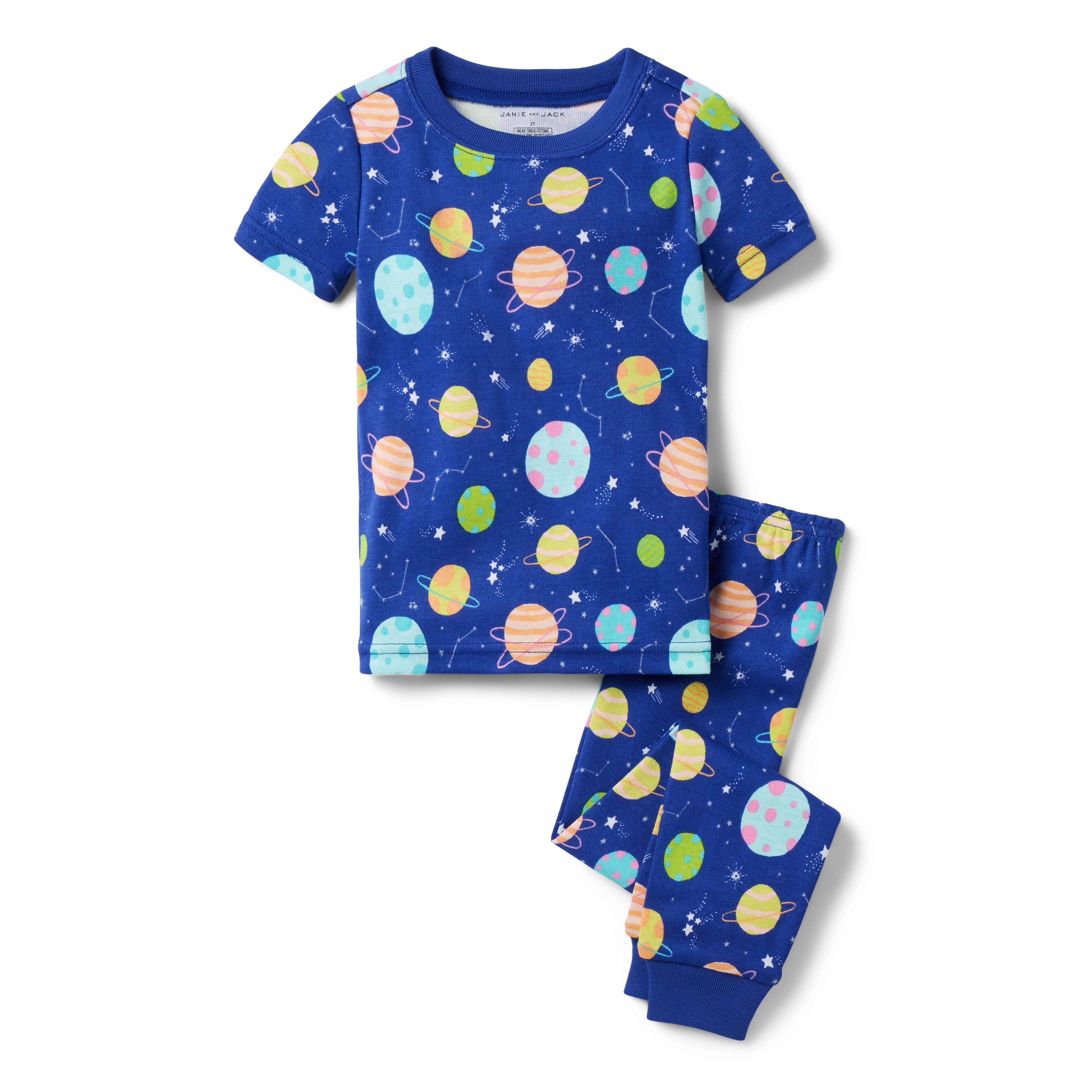 Janie and Jack Good Night Pajama In Space Dreams