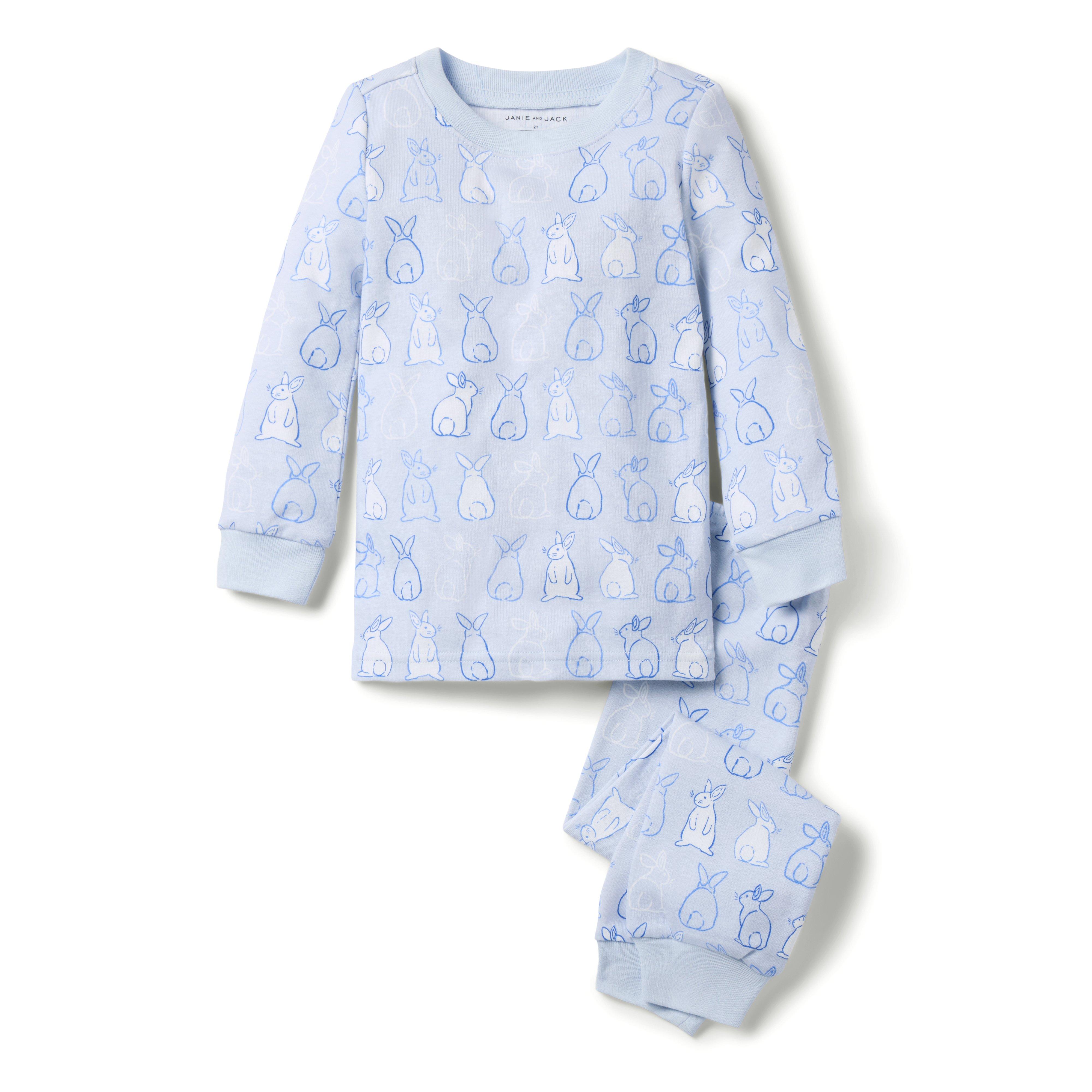Janie and Jack Good Night Pajama In Bunny