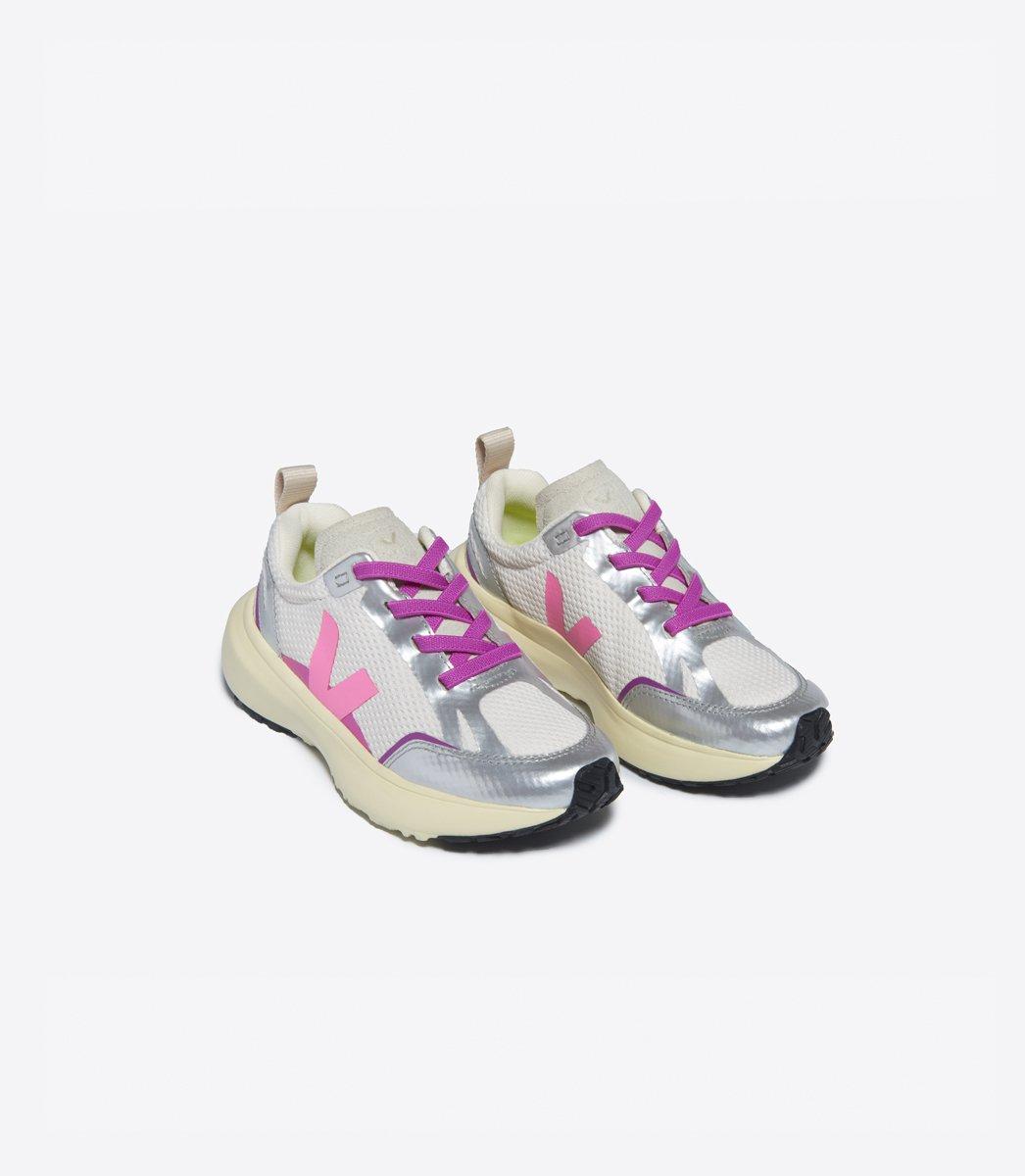 Janie and Jack Veja Kid Metallic Canary Sneaker