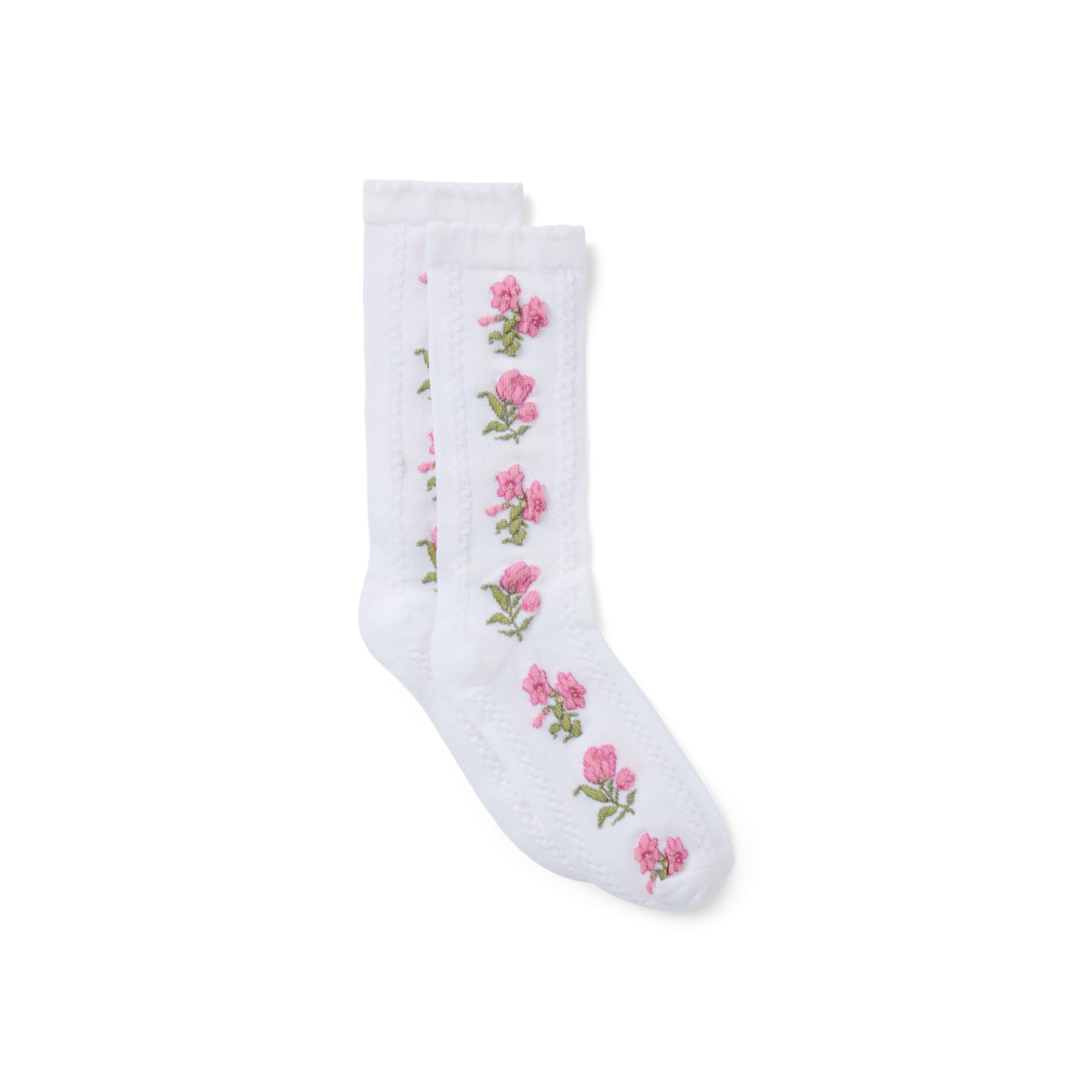 Janie and Jack Floral Sock