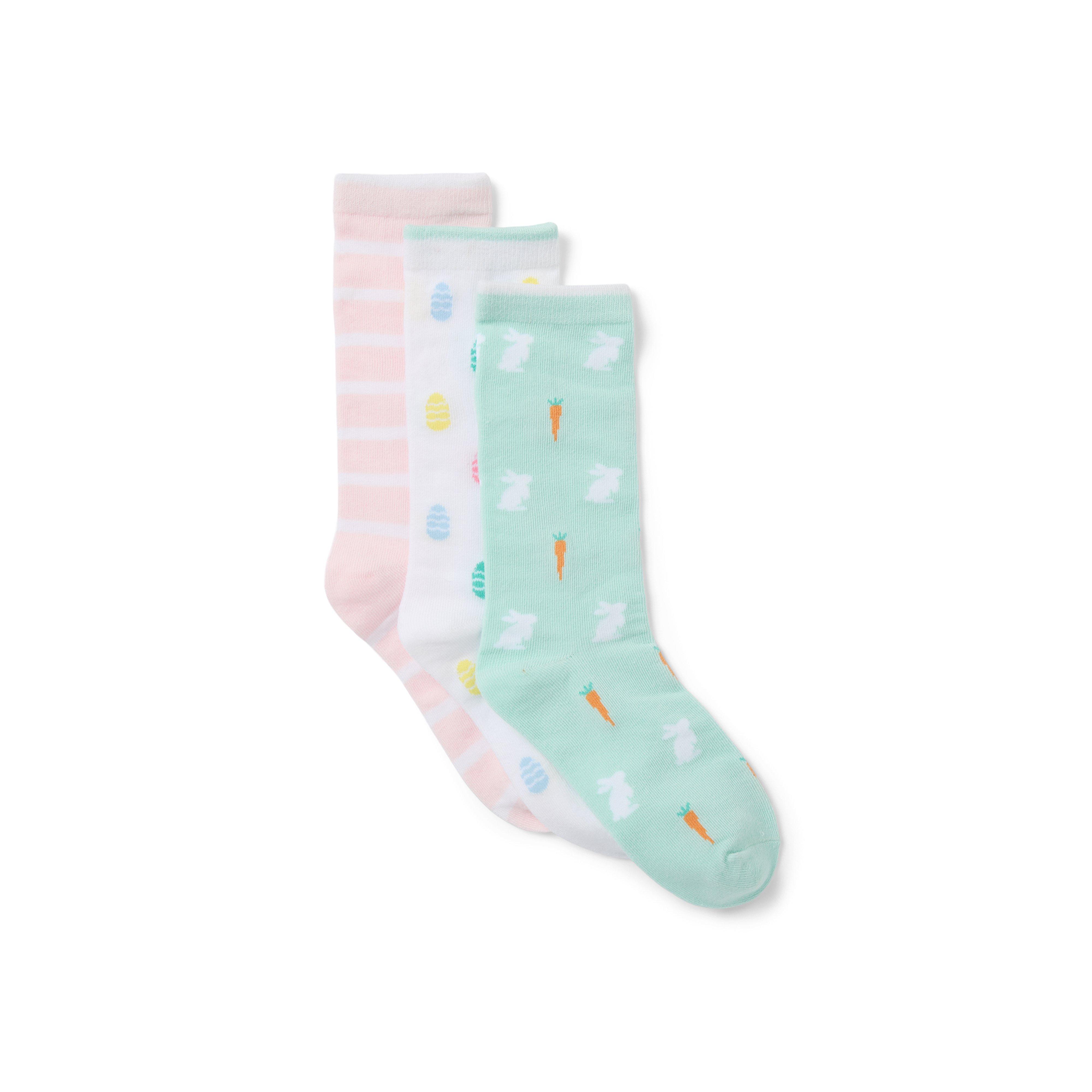 Janie and Jack Easter Sock 3-Pack