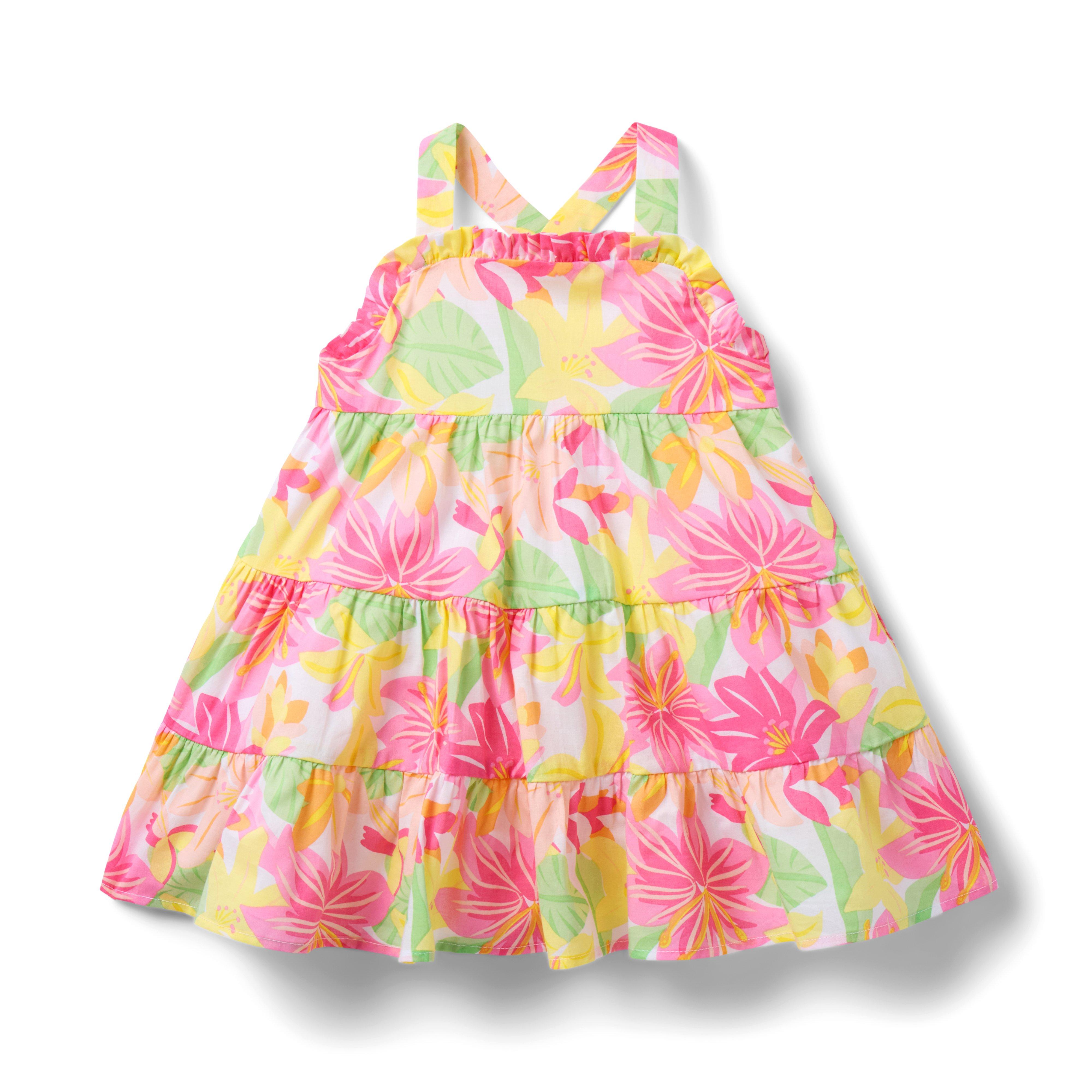 Janie and Jack Baby Floral Tiered Dress