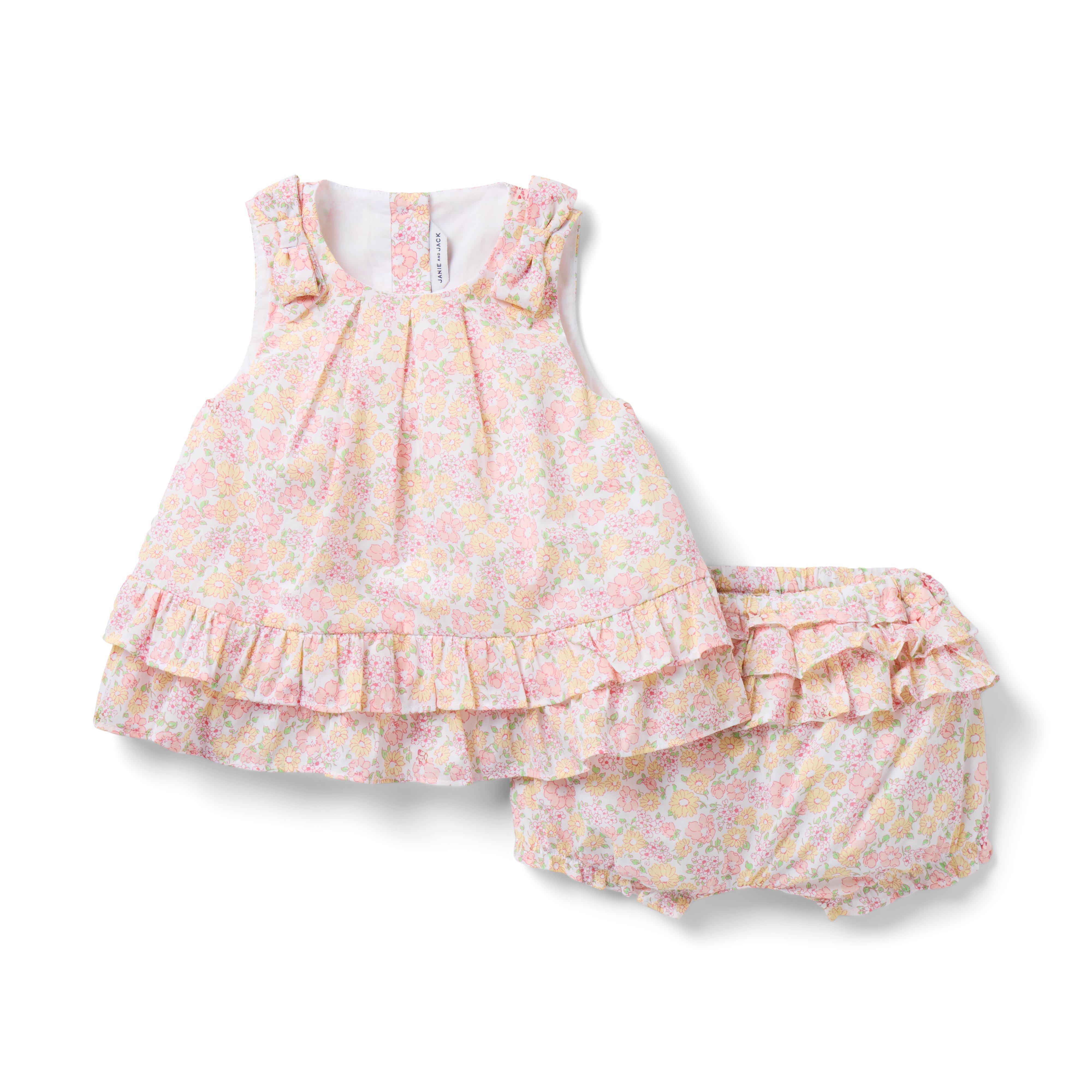 Janie and Jack Baby Ditsy Floral Matching Set