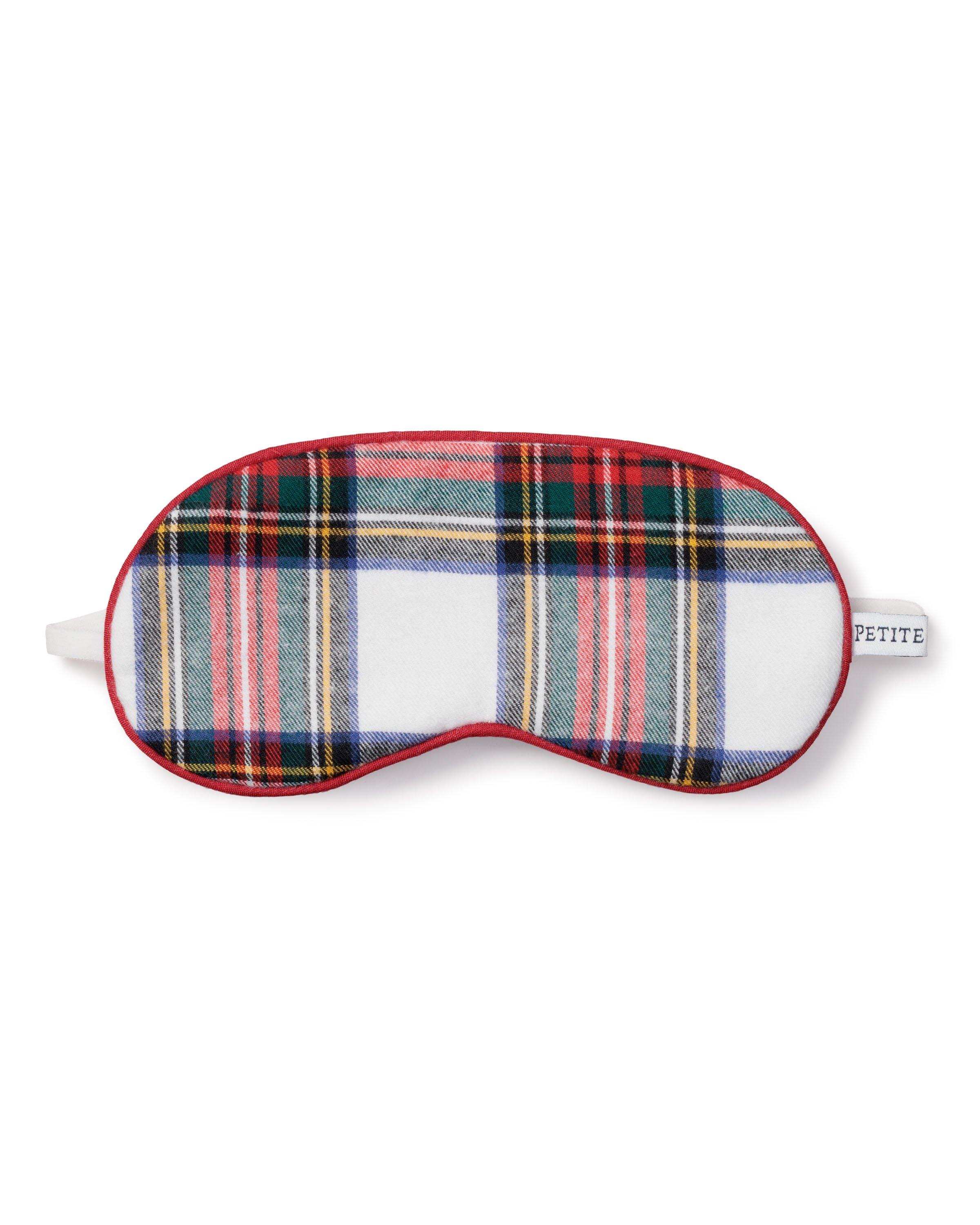 Janie and Jack Petite Plume Balmoral Tartan Sleep Mask