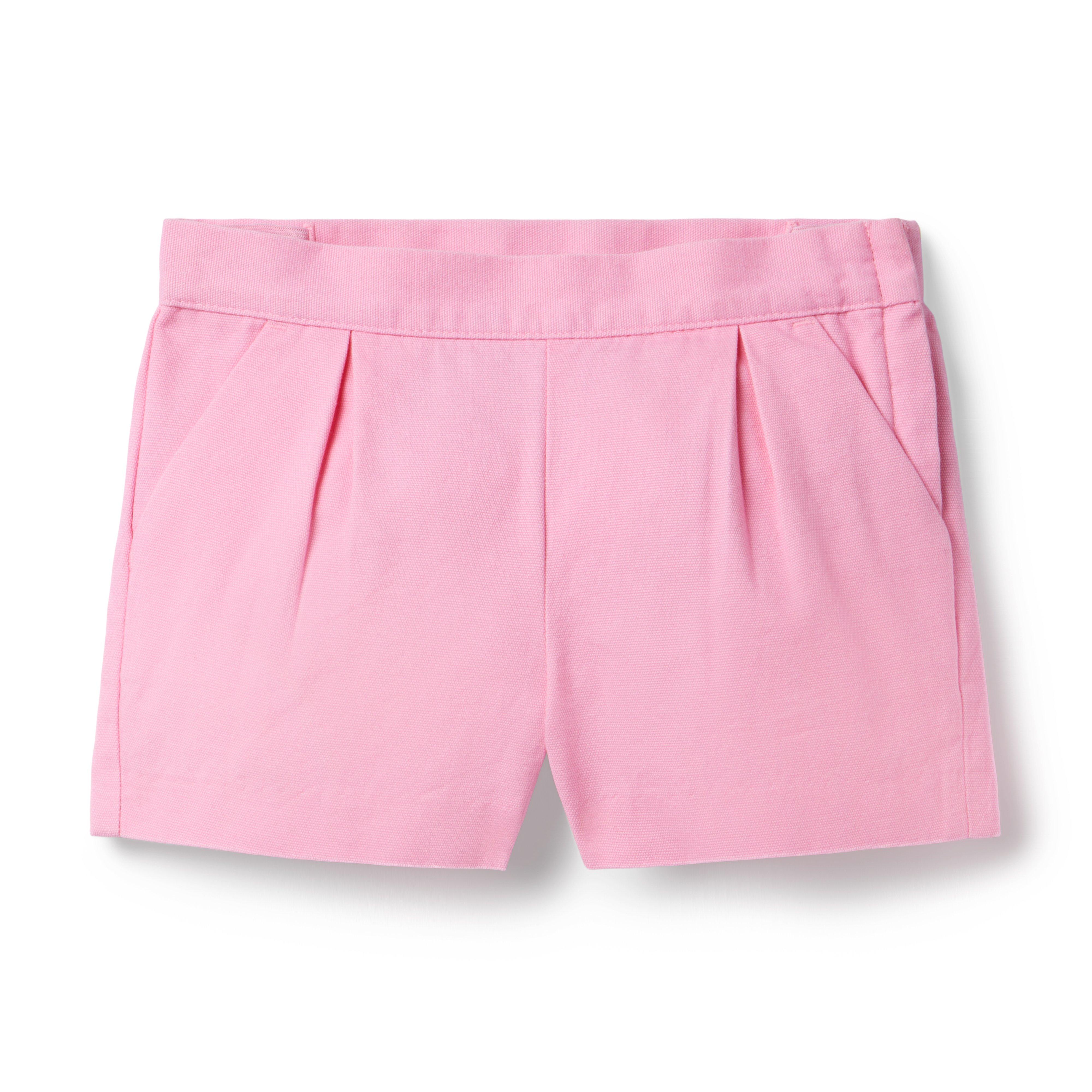 Janie and Jack Pleated Canvas Short