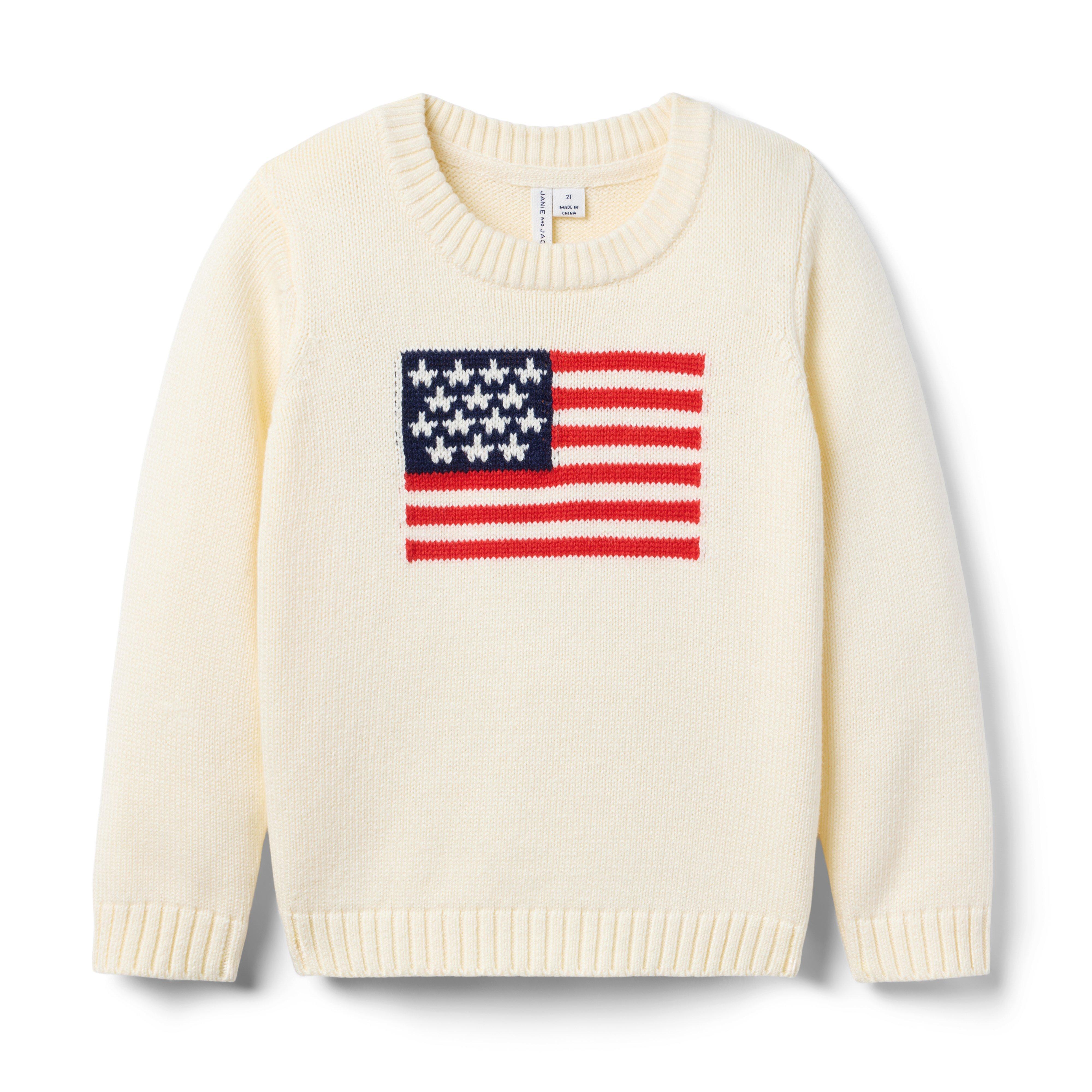 Janie and Jack The Flag Sweater