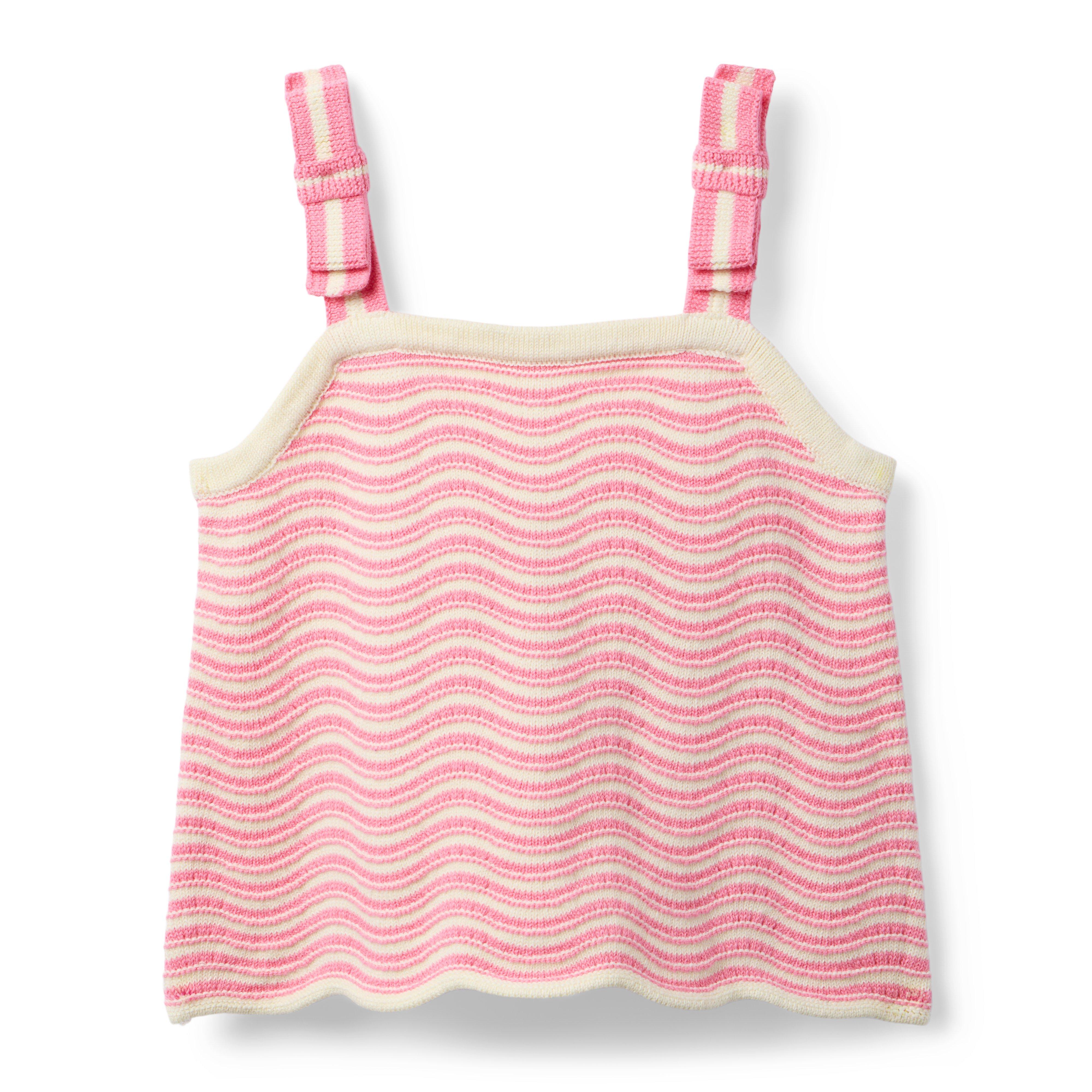 Janie and Jack Wavy Striped Sweater Top