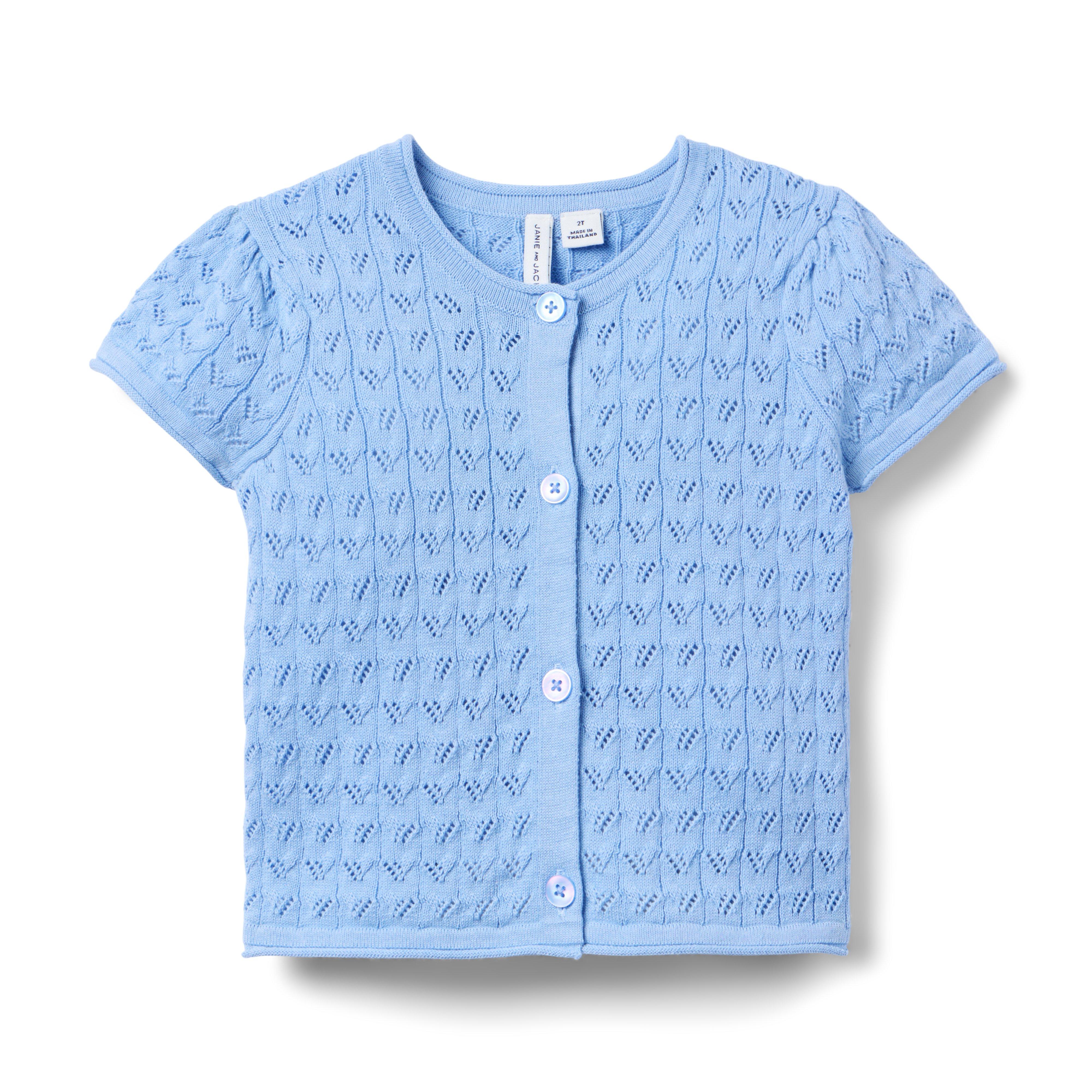 Janie and Jack Pointelle Sweater Top