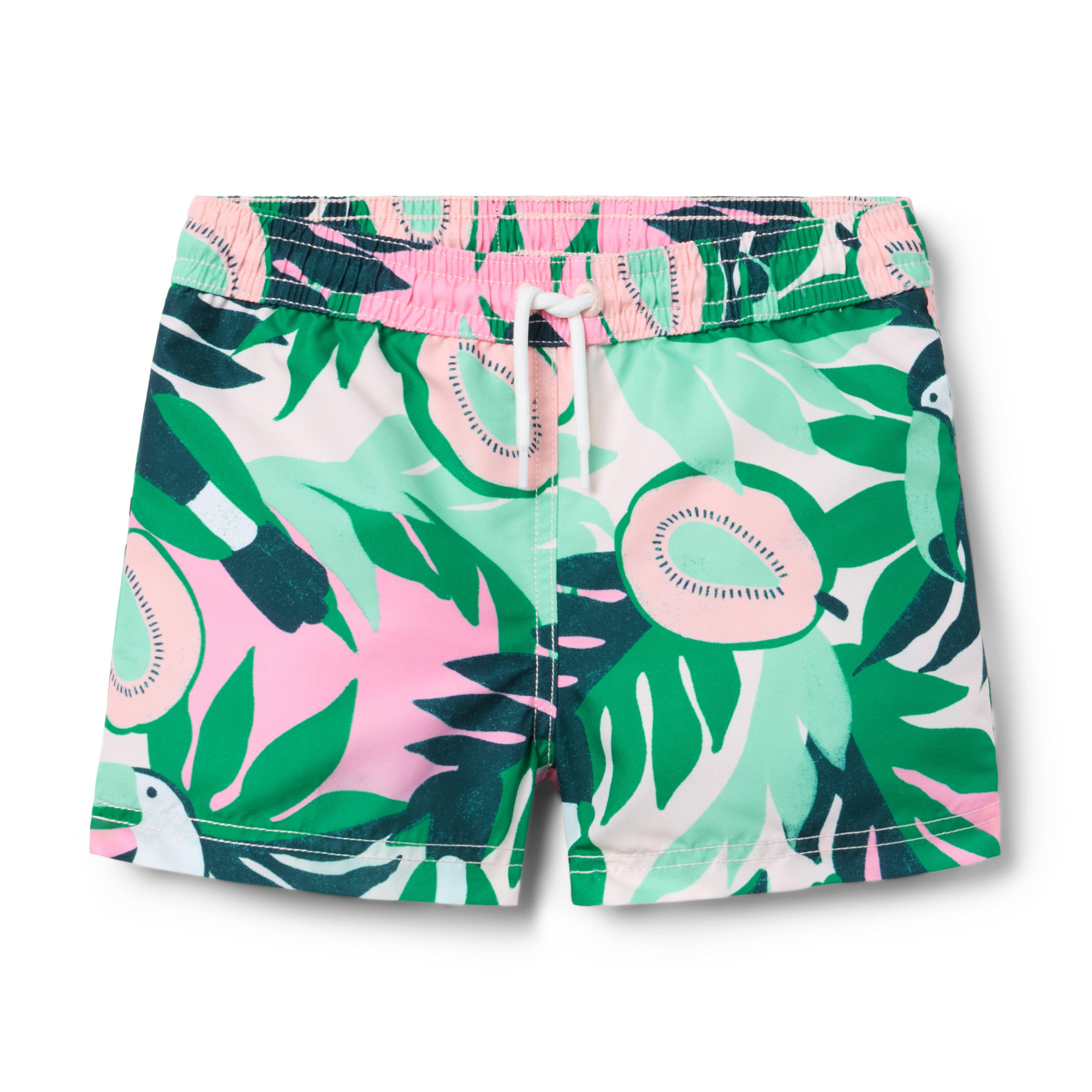 Janie and Jack Recycled Toucan Swim Trunk
