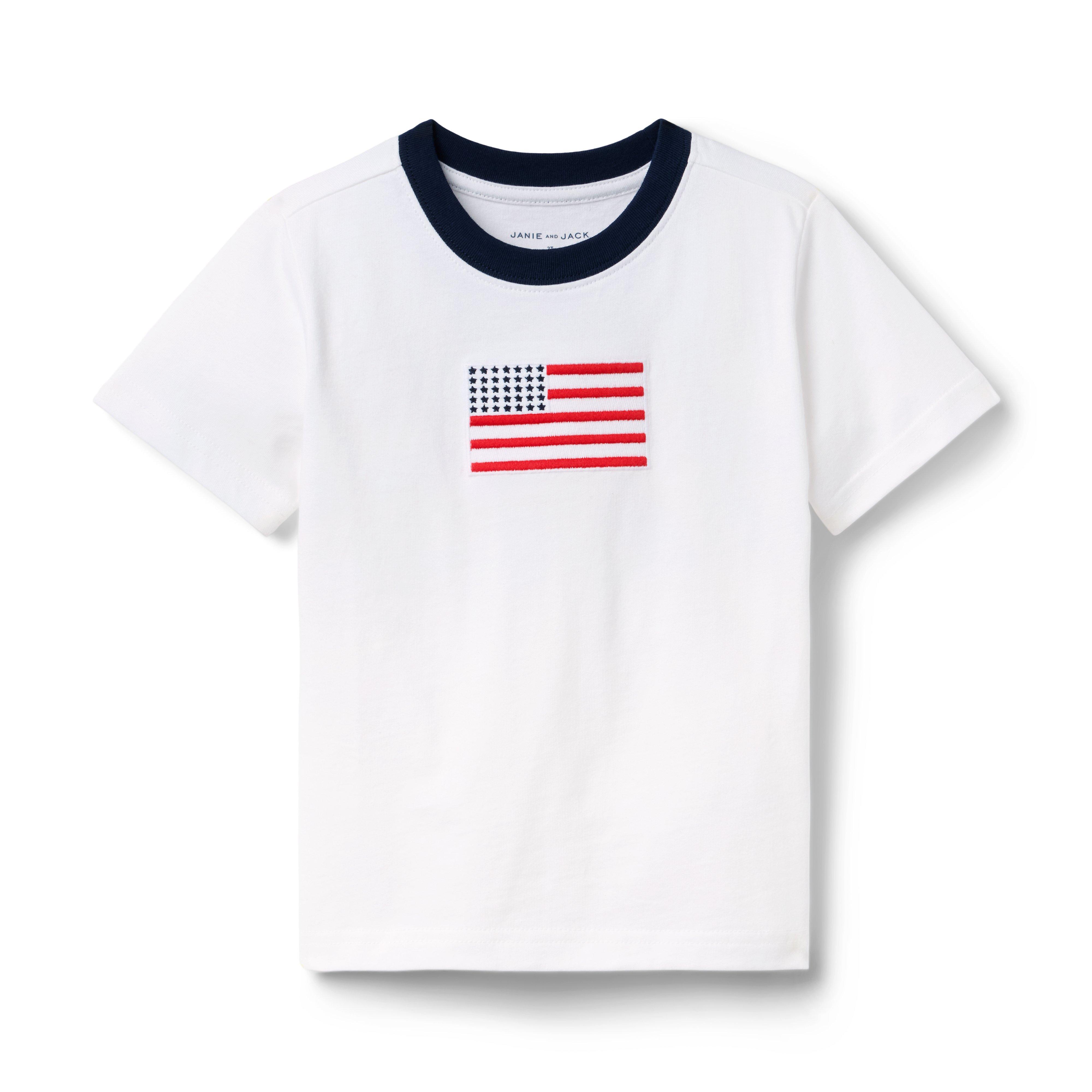 Janie and Jack The Flag Tee