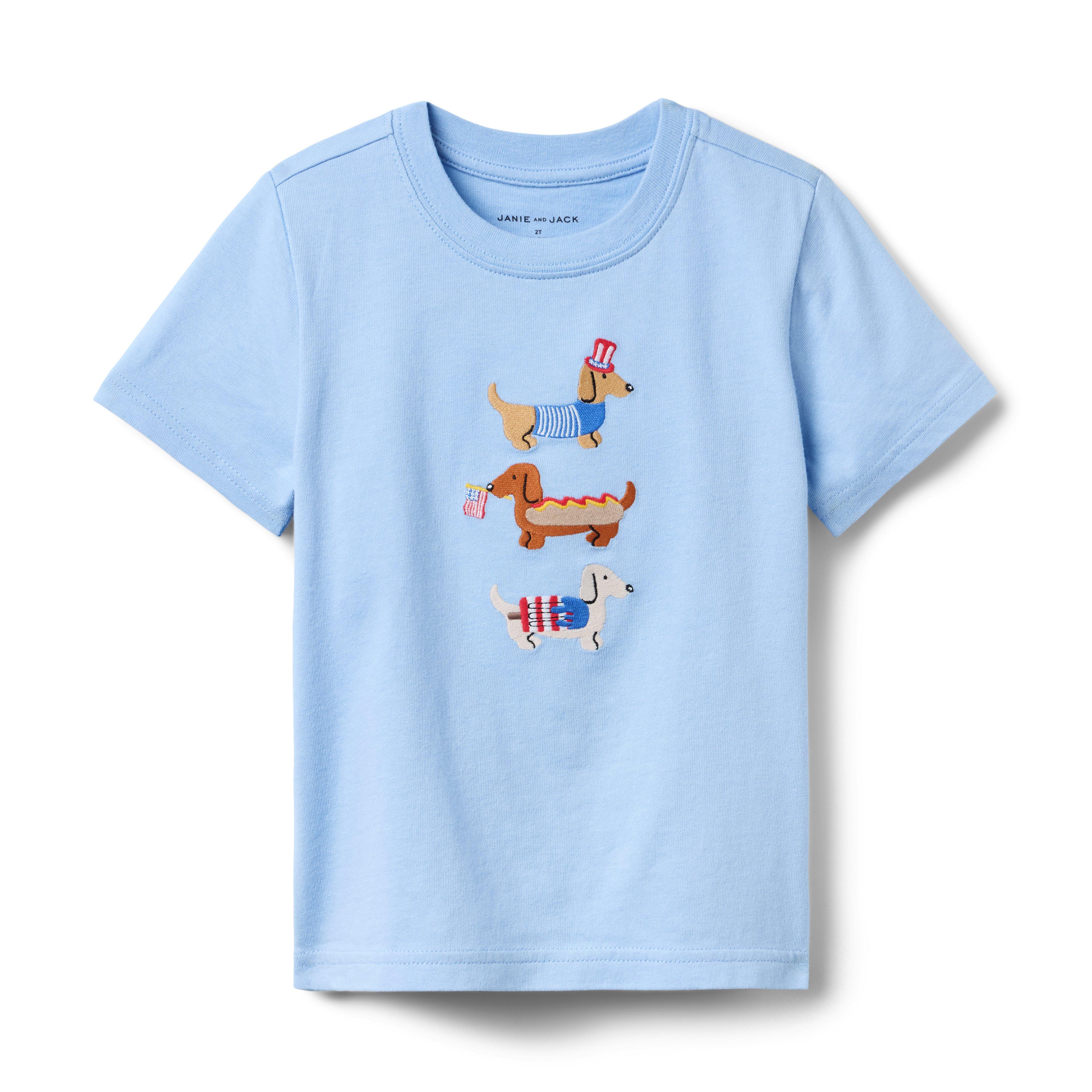 Janie and Jack Americana Dog Tee