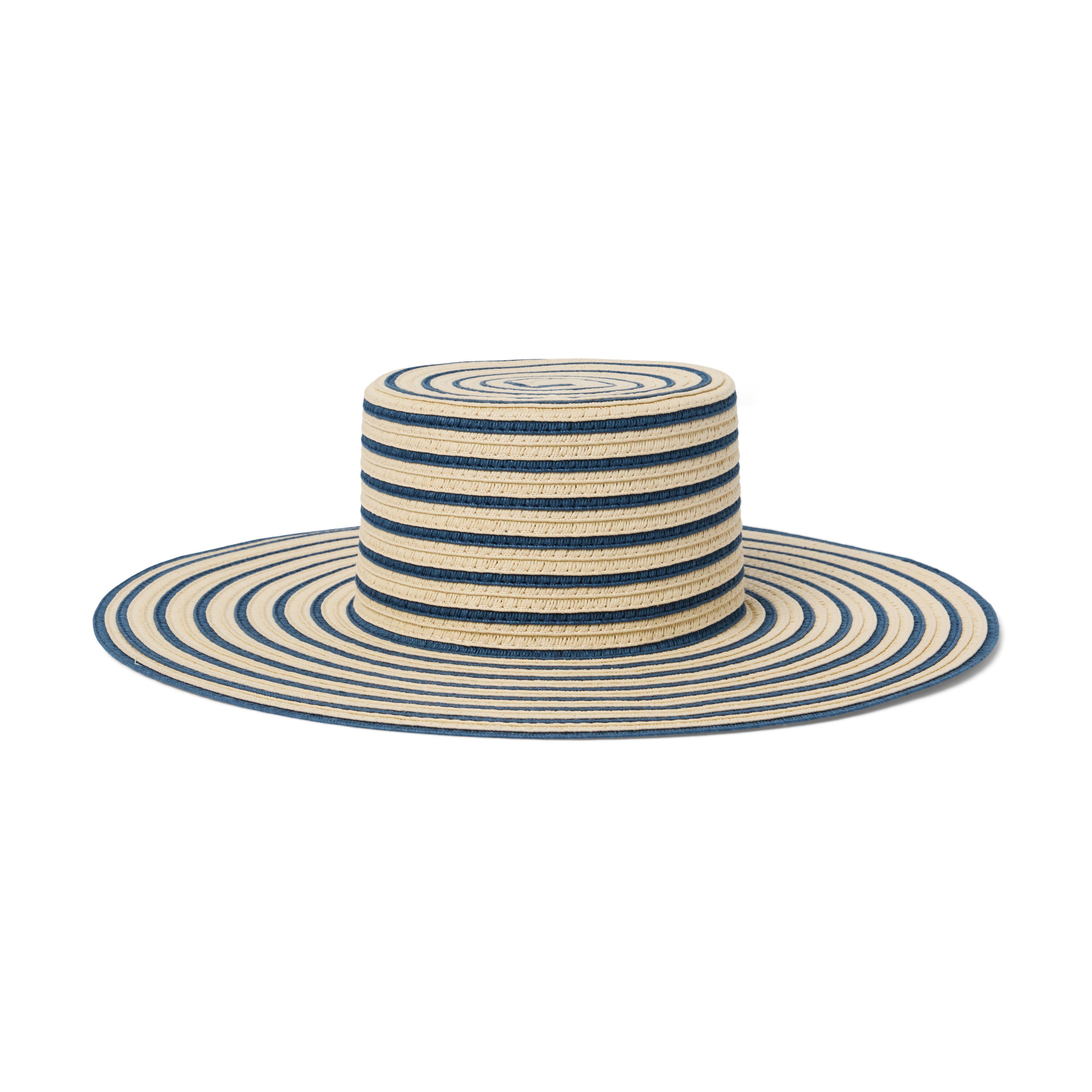 Janie and Jack Striped Straw Sun Hat